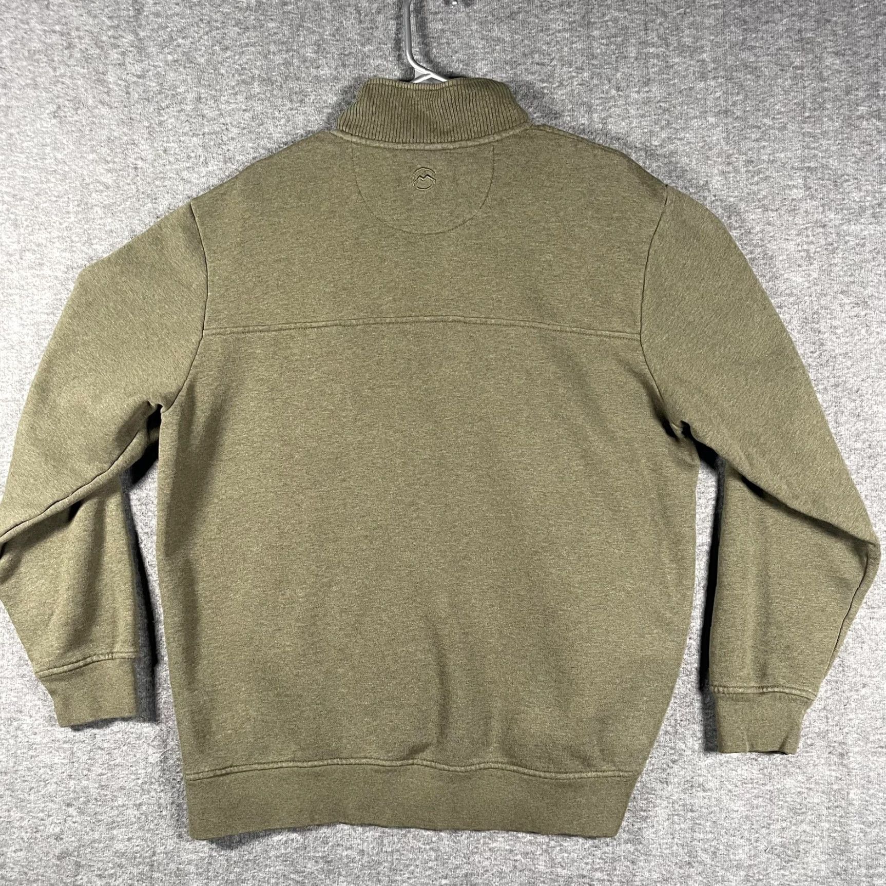 Vintage Magellan Outdoors Sweatshirt Mens Large Olive Mock Neck Pullover Chest Pocket Size US L / EU 52-54 / 3 - 3 Thumbnail