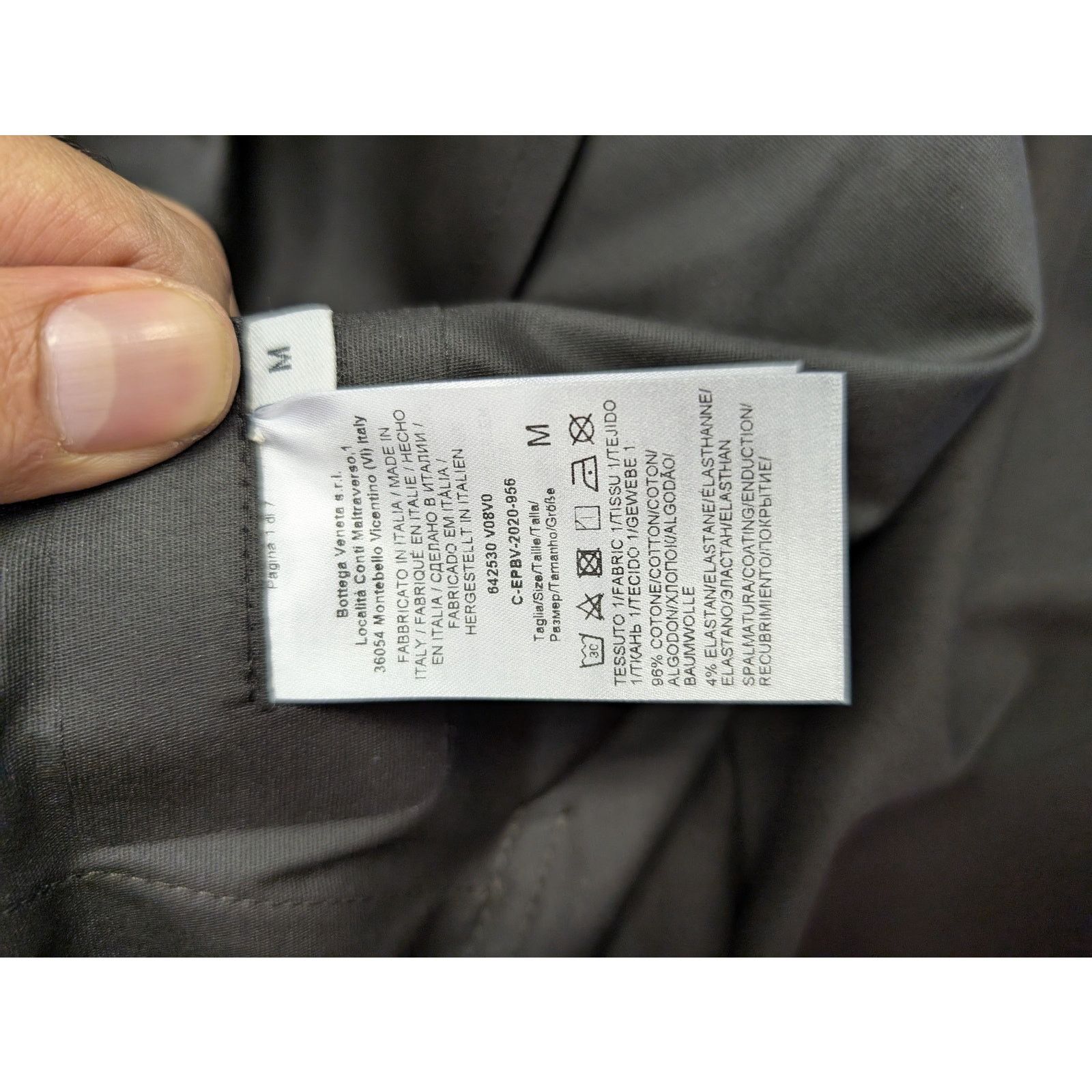 Bottega Veneta o1rshd1 Outerwear Coated Stretch Cotton Coat in Fondente Size US M / EU 48-50 / 2 - 16 Thumbnail