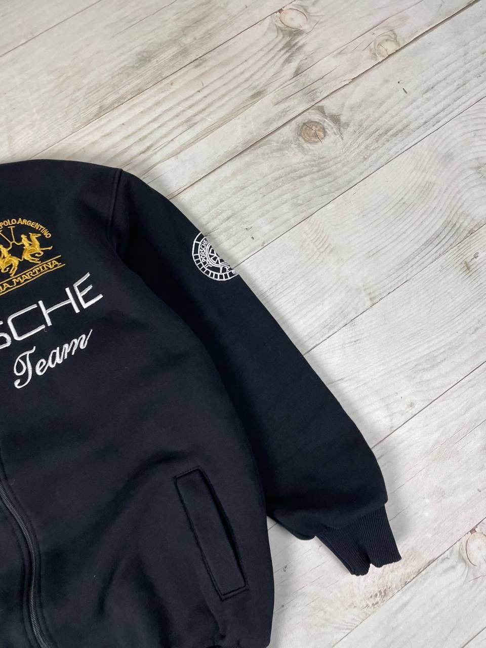 La Martina × Porsche Design Vintage La Martina Porsche Polo Team Racing Jacket 90s Size US XL / EU 56 / 4 - 4 Thumbnail