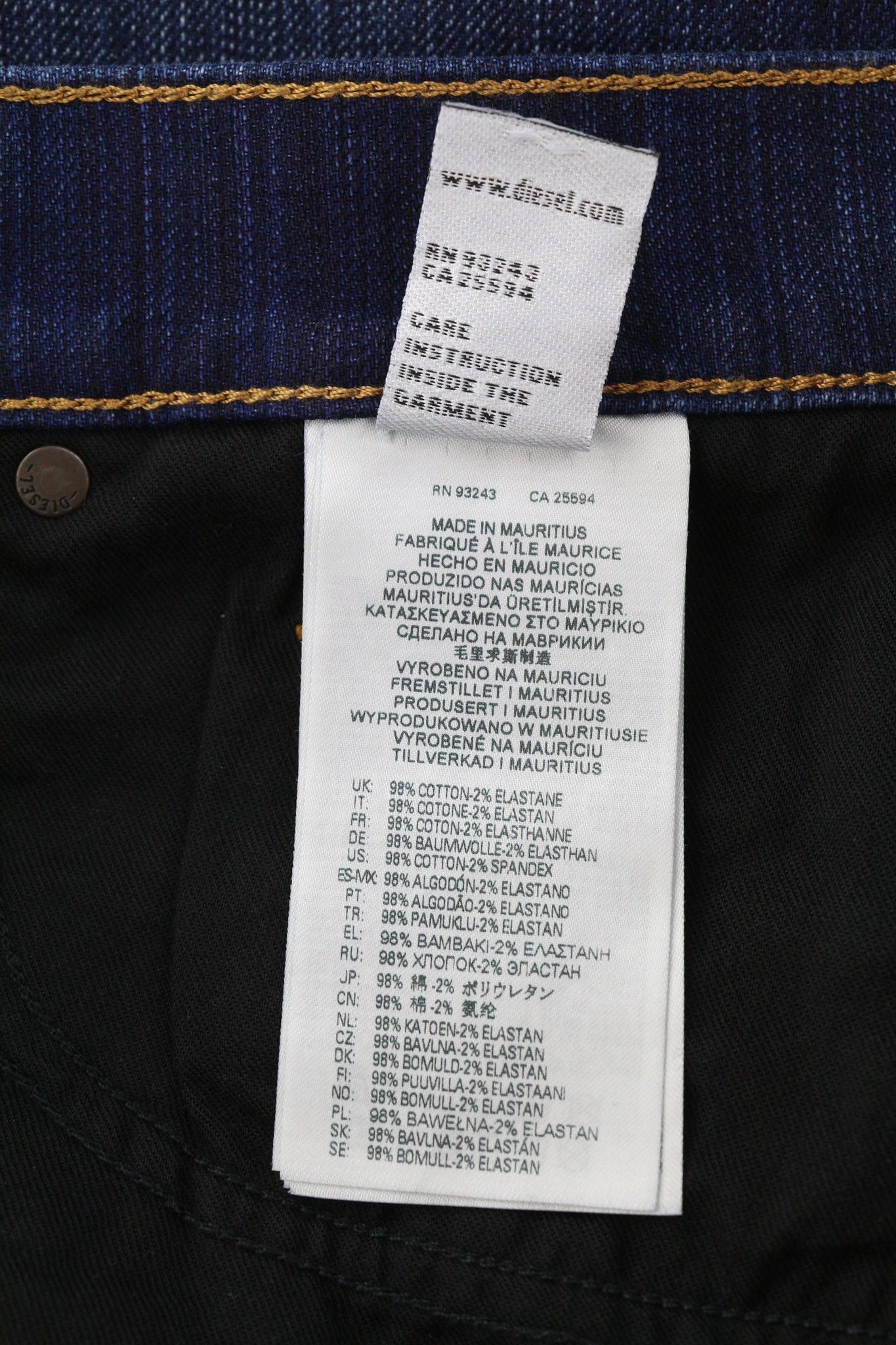 Diesel TEPPHAR 0098N W30/L32 Slim Ripped Blue Jeans 40196 Size US 30 / EU 46 - 6 Thumbnail