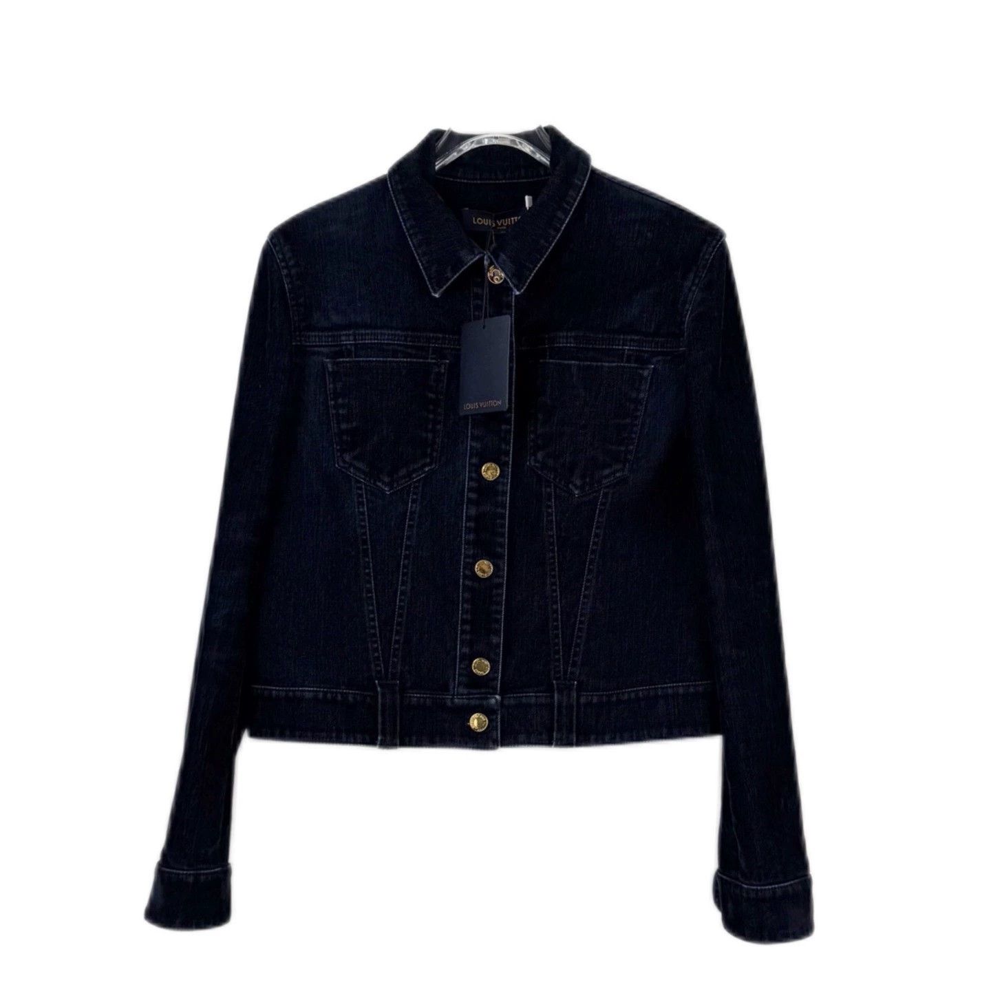 Louis Vuitton LV Washed Blue Denim Jacket Gold Button - dmc Size US XL / EU 56 / 4 - 1 Thumbnail