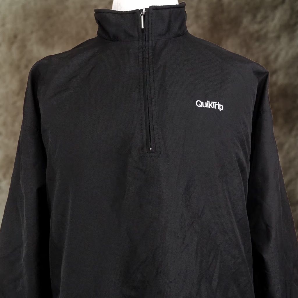 Stormtech Stormtech Jacket XL Black Windbreaker 1/4 Zip Pullover QuikTrip Employee Mens Size US XL / EU 56 / 4 - 1 Thumbnail