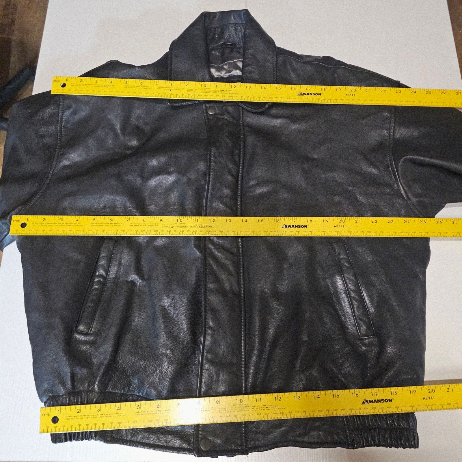 Vintage Milan Leather Black Bomber Biker Jacket Leathermaster XXL Size US XXL / EU 58 / 5 - 7 Thumbnail