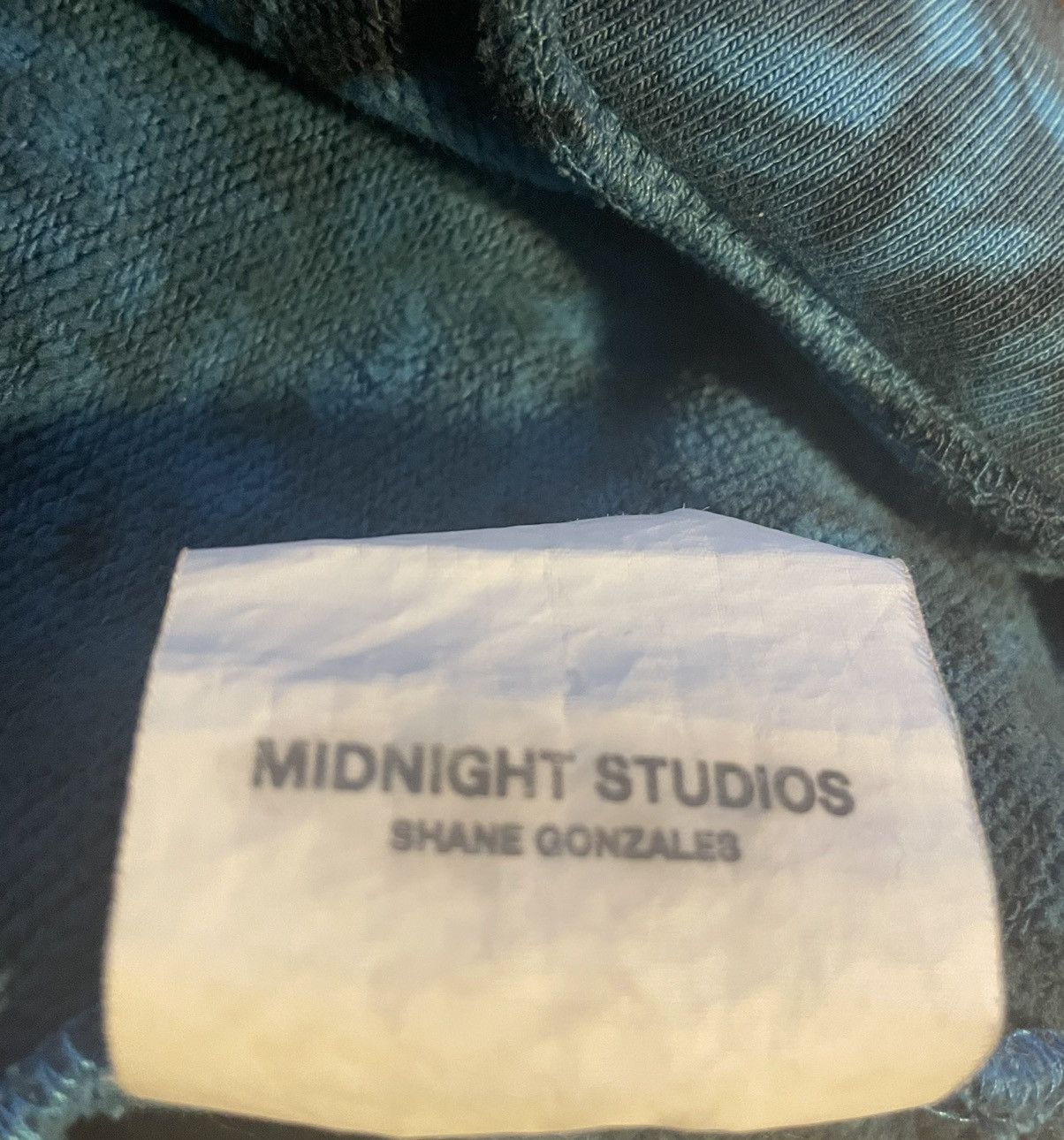 A$AP Rocky × MiDNIGHT × Midnight Studios Midnight Studios Blue Tie Dye Hoodie Size US S / EU 44-46 / 1 - 5 Thumbnail