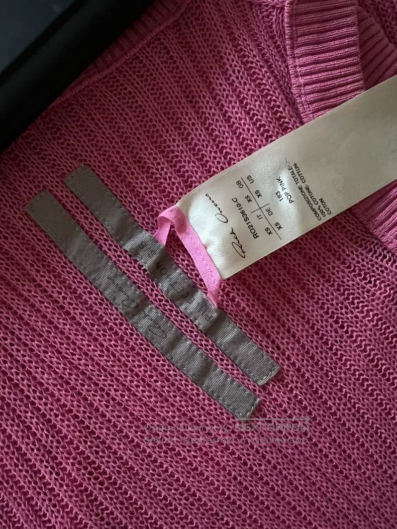 Rick Owens RICK OWENS Pink knit sweater Size S / US 4 / IT 40 - 1 Thumbnail