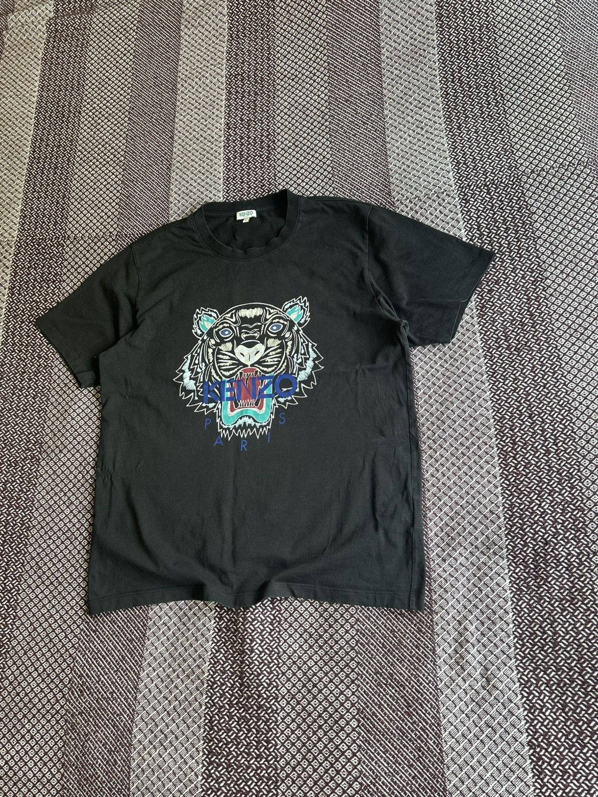 Kenzo Kenzo Paris Big Logo T-shirt Luxury Item Size L Streetwear Size US L / EU 52-54 / 3 - 2 Thumbnail