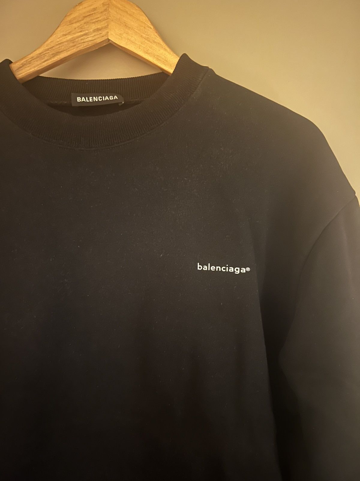 Balenciaga Balenciaga logo Crewneck Size US M / EU 48-50 / 2 - 2 Thumbnail