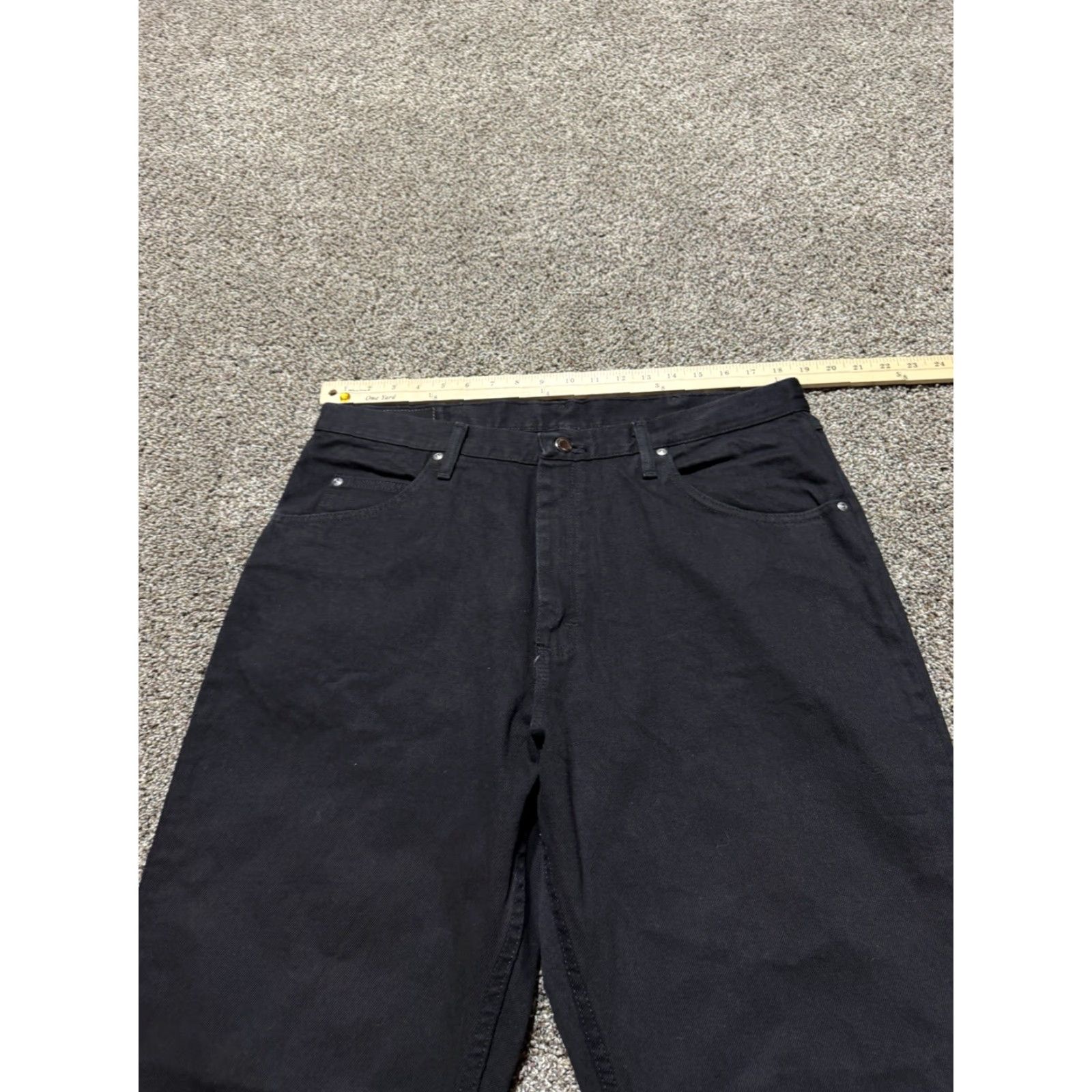 Wrangler Wrangler Relaxed Fit Jeans Men 38 Black Denim 38X30 EUC Size US 38 / EU 54 - 5 Thumbnail