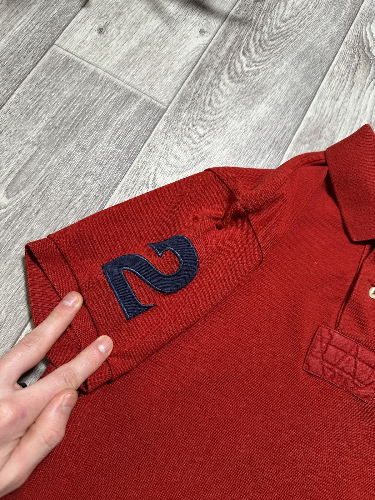Polo Ralph Lauren × Ralph Lauren Vintage Polo Ralph Lauren Double Pony Number Two Polo Shirt Size US M / EU 48-50 / 2 - 5 Thumbnail
