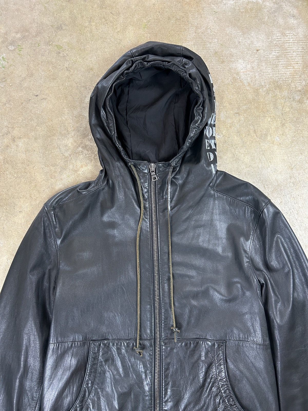 Isamu Katayama Backlash Isamu katayama Backlash leather hoodie Size US M / EU 48-50 / 2 - 4 Thumbnail