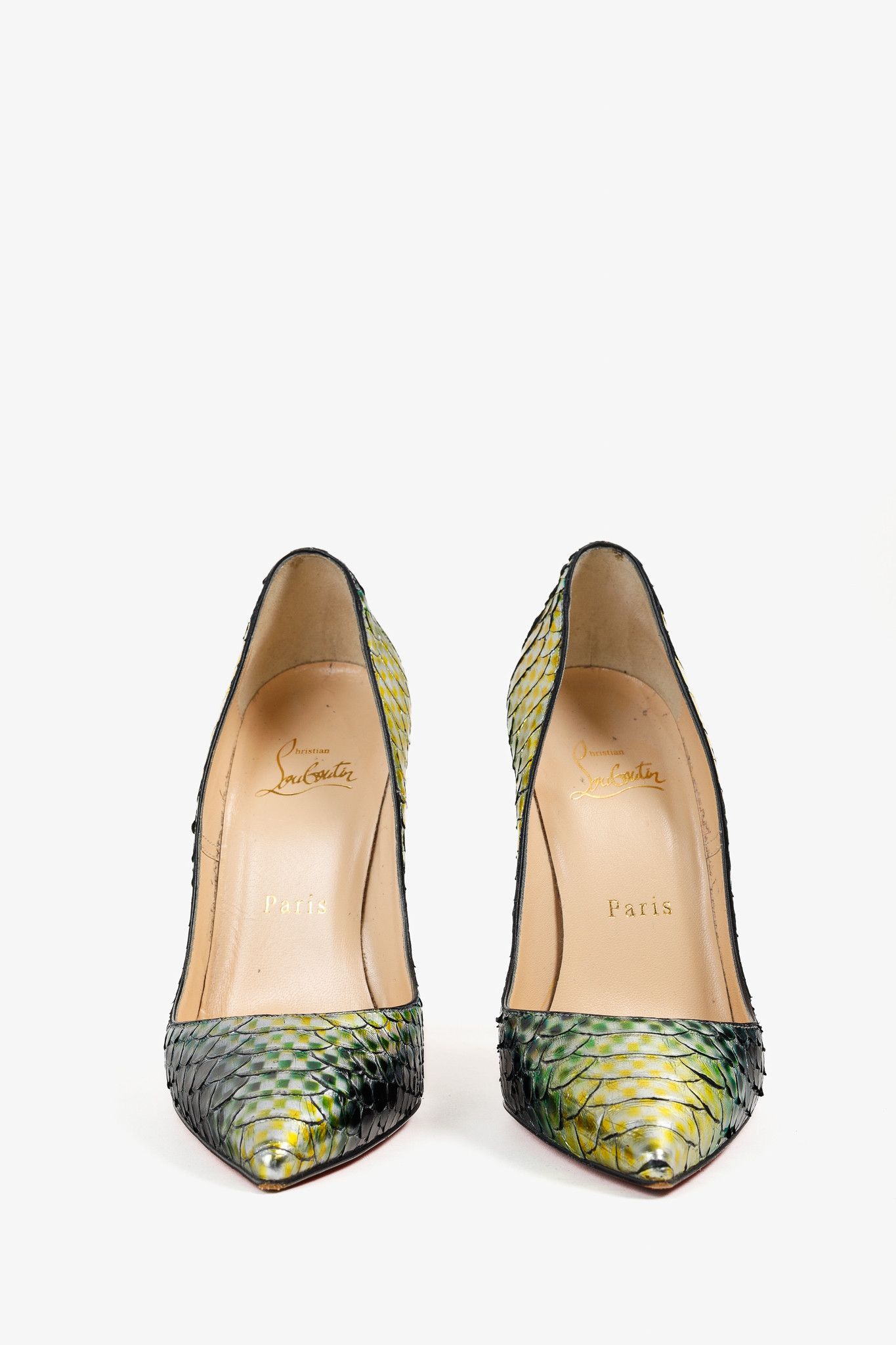 Christian Louboutin Christian Louboutin So Kate 120 Python Pointed-Toe Pumps Size US 6.5 / IT 36.5 - 2 Thumbnail