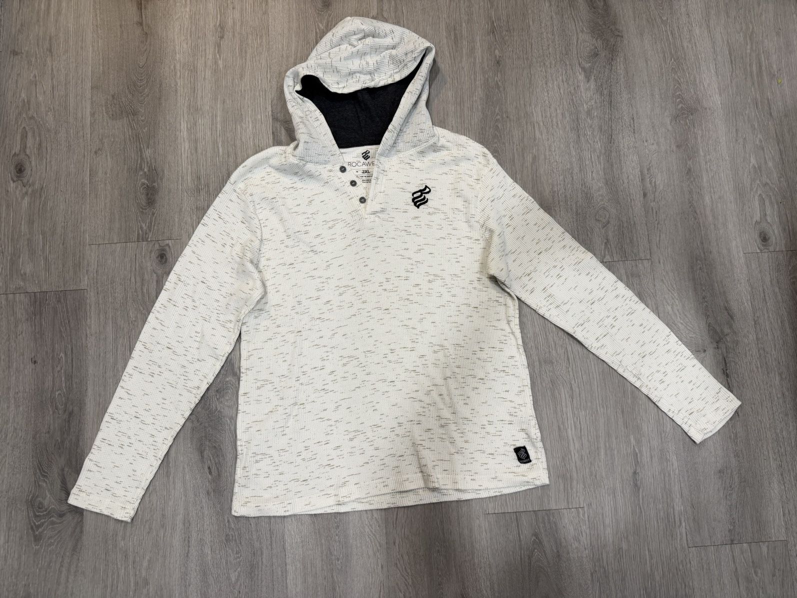 Rocawear Rocawear Waffle Knit Hoodie 2XL Y2K Streetwear Oversized Size US XXL / EU 58 / 5 - 1 Thumbnail