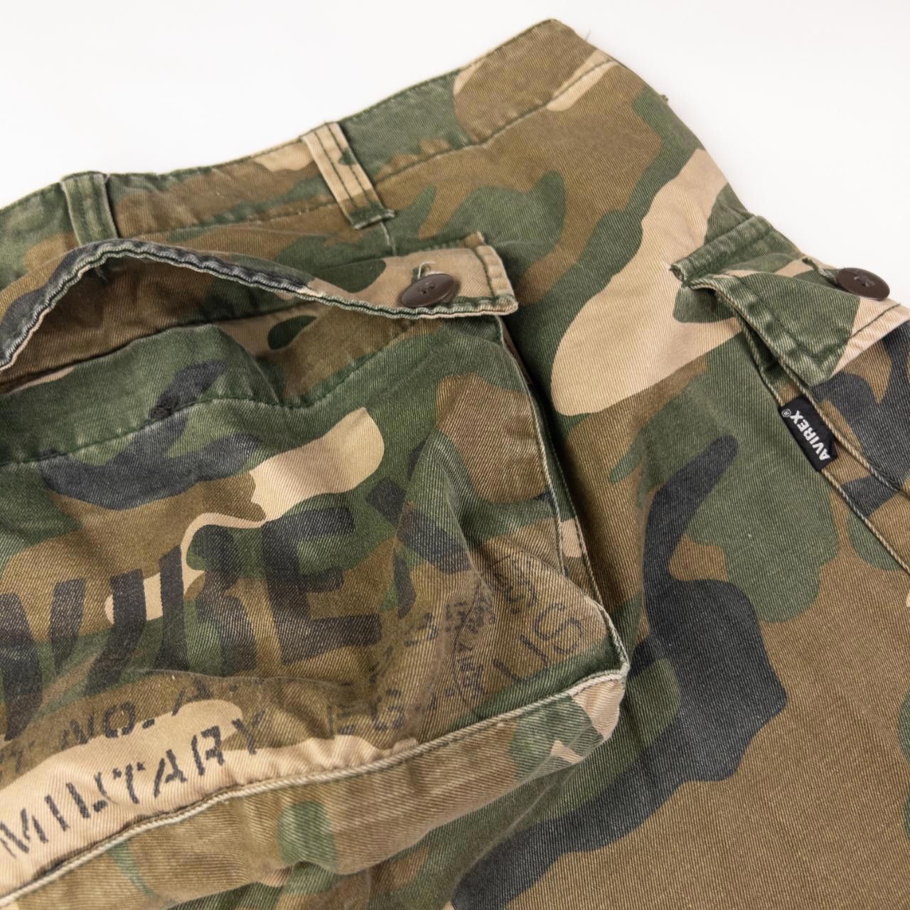Avirex Vintage AVIREX Camo Cargo Pocket Trousers Size W31 Size US 30 / EU 46 - 7 Thumbnail