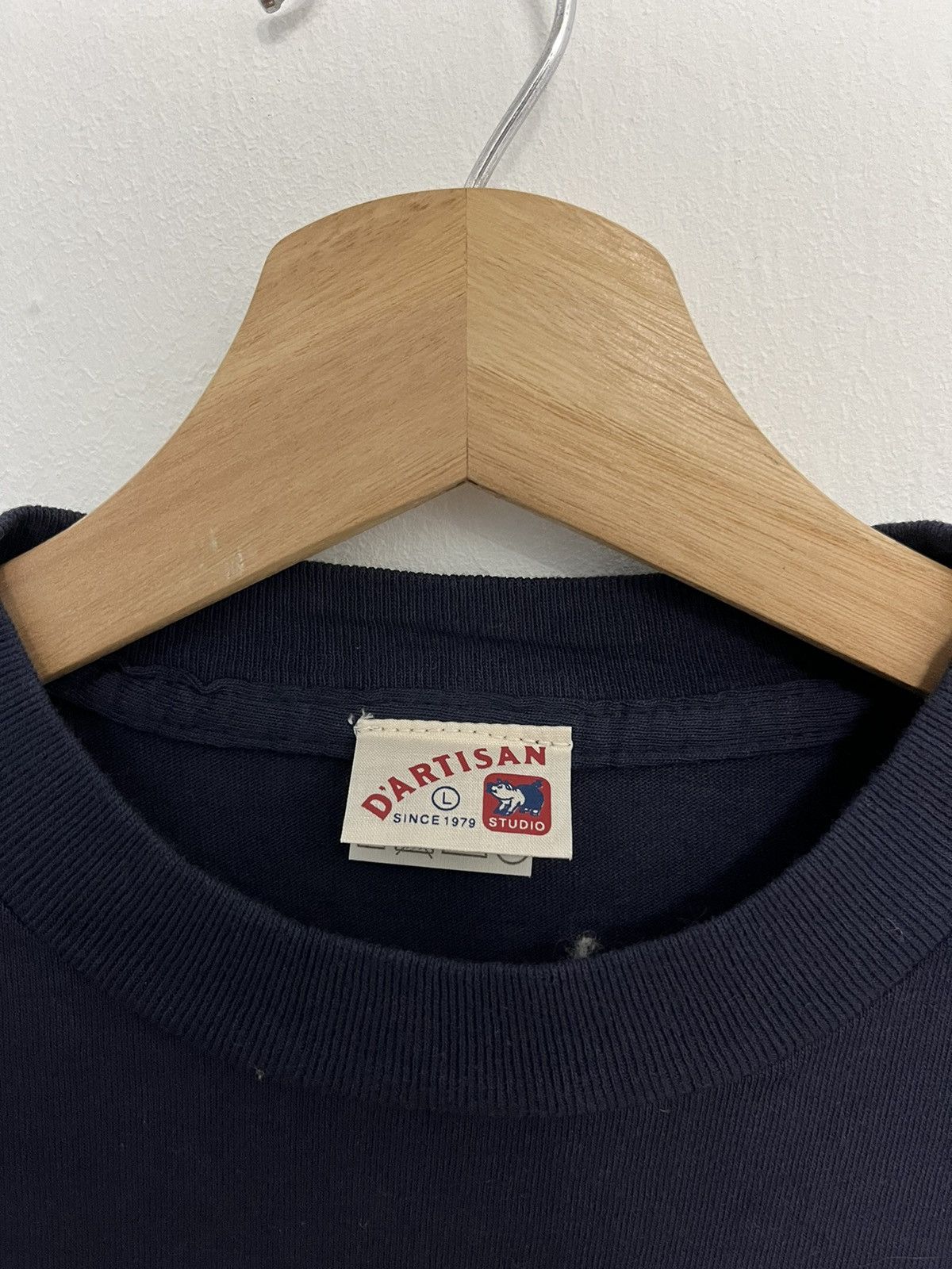 Studio D'Artisan Studio D’Artisan Long Sleeve Tshirt Japan Blue Jeans Size US L / EU 52-54 / 3 - 3 Thumbnail