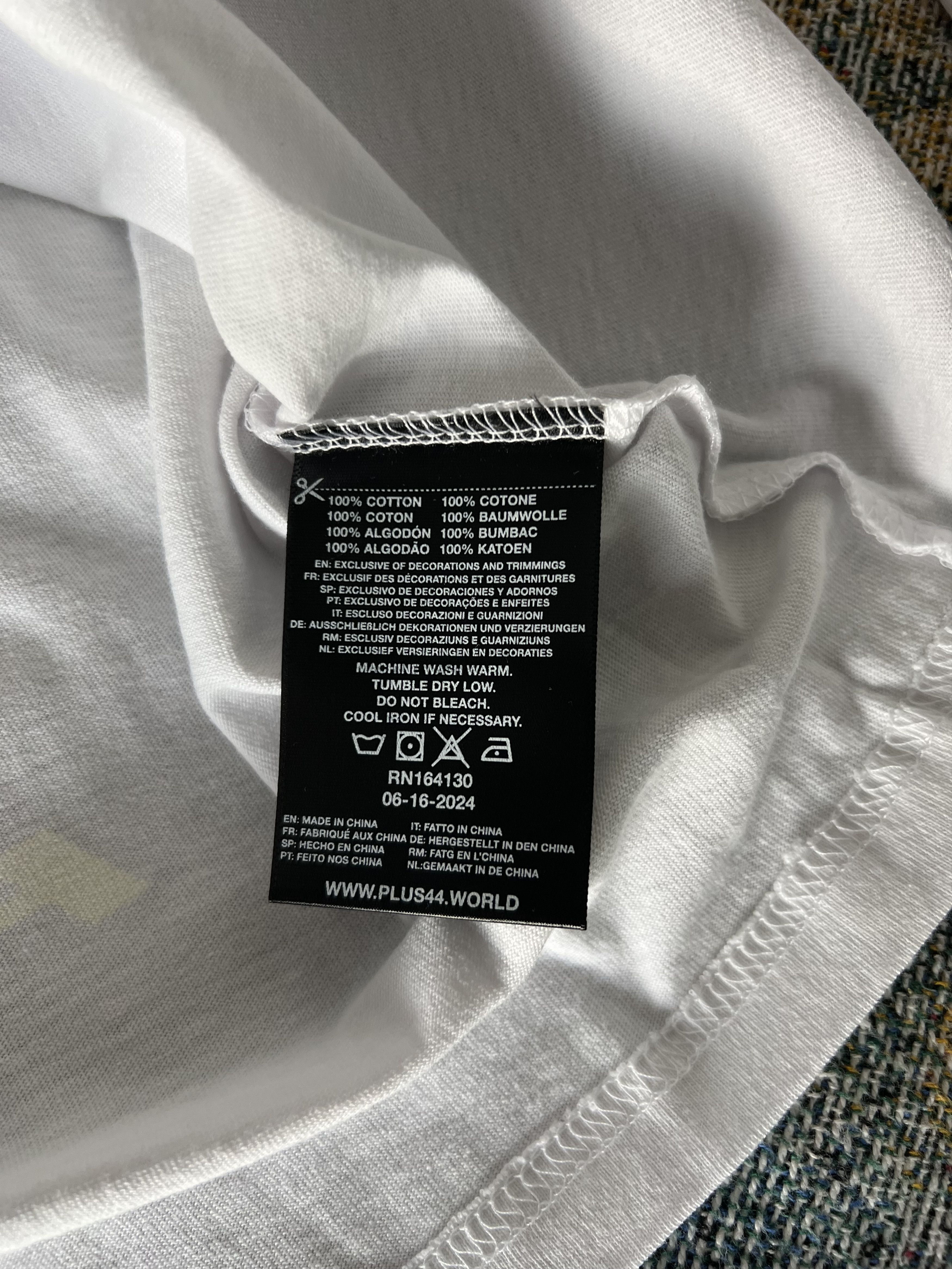 +44 +44 Lewis Hamilton Austin Moto Long Sleeve Shirt in White Size US XL / EU 56 / 4 - 7 Thumbnail