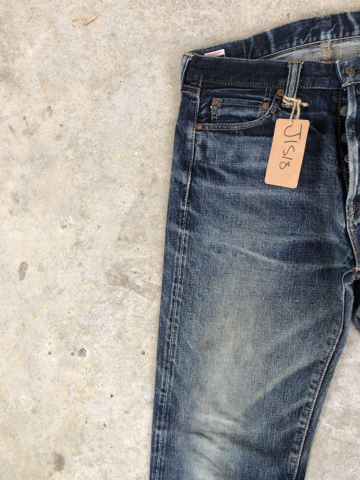 Momotaro Jeans Momotaro 0905SP Selvedge Denim Distressed Jeans Size US 31 - 5 Thumbnail
