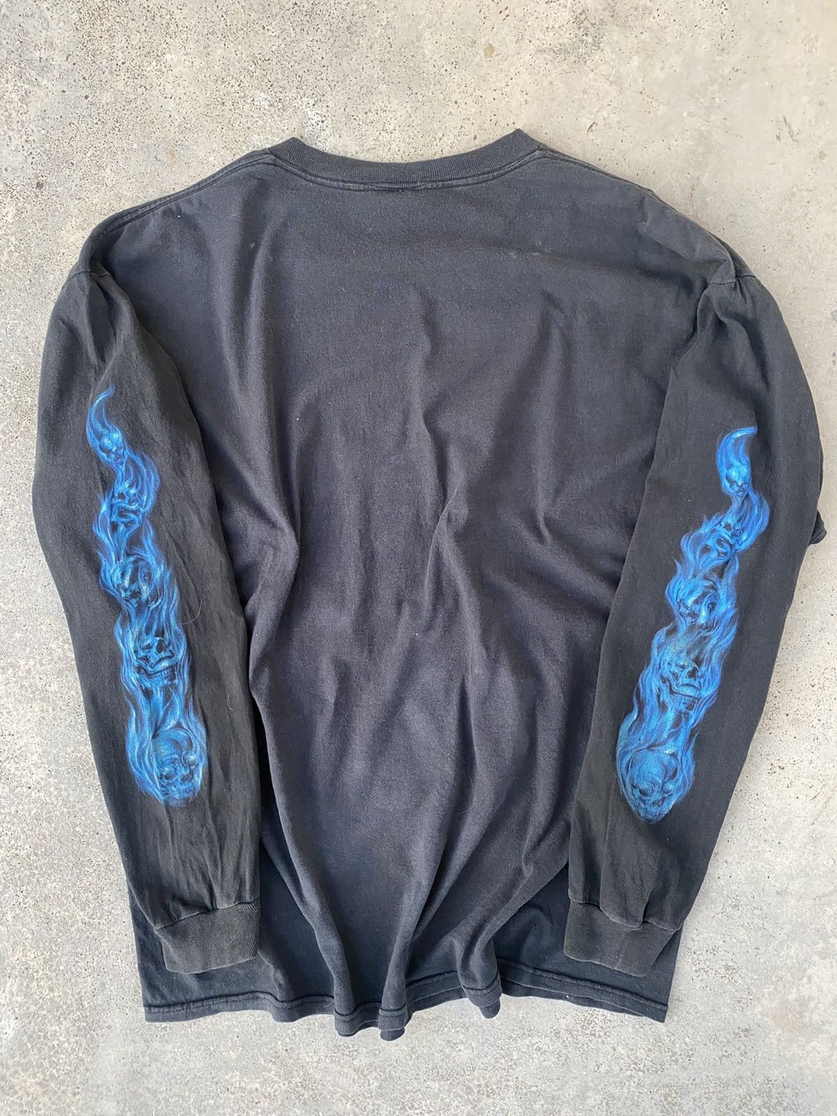 Affliction 2000s Flames Skulls Harley Davidson Styled y2k Tees Size US XL / EU 56 / 4 - 5 Thumbnail