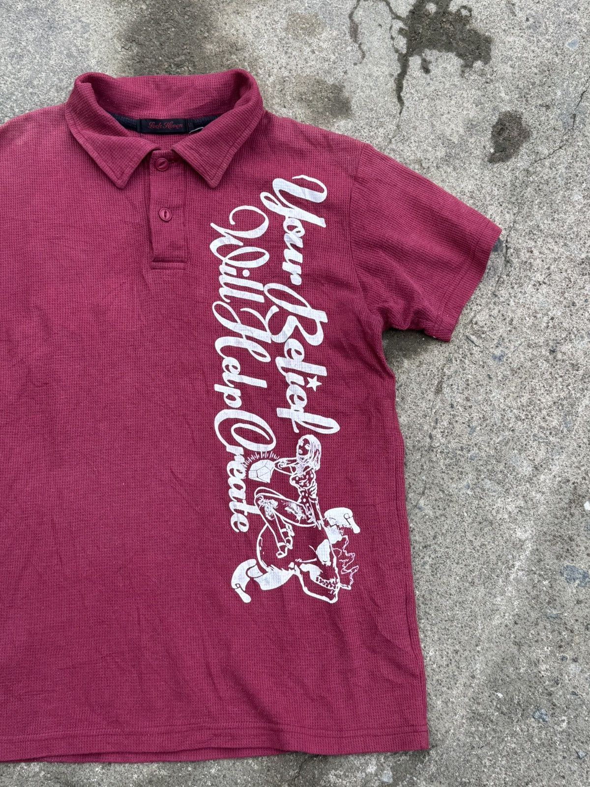 Hysteric Glamour Lock heaven polo thermal ifsixwasnine style Size US M / EU 48-50 / 2 - 2 Thumbnail
