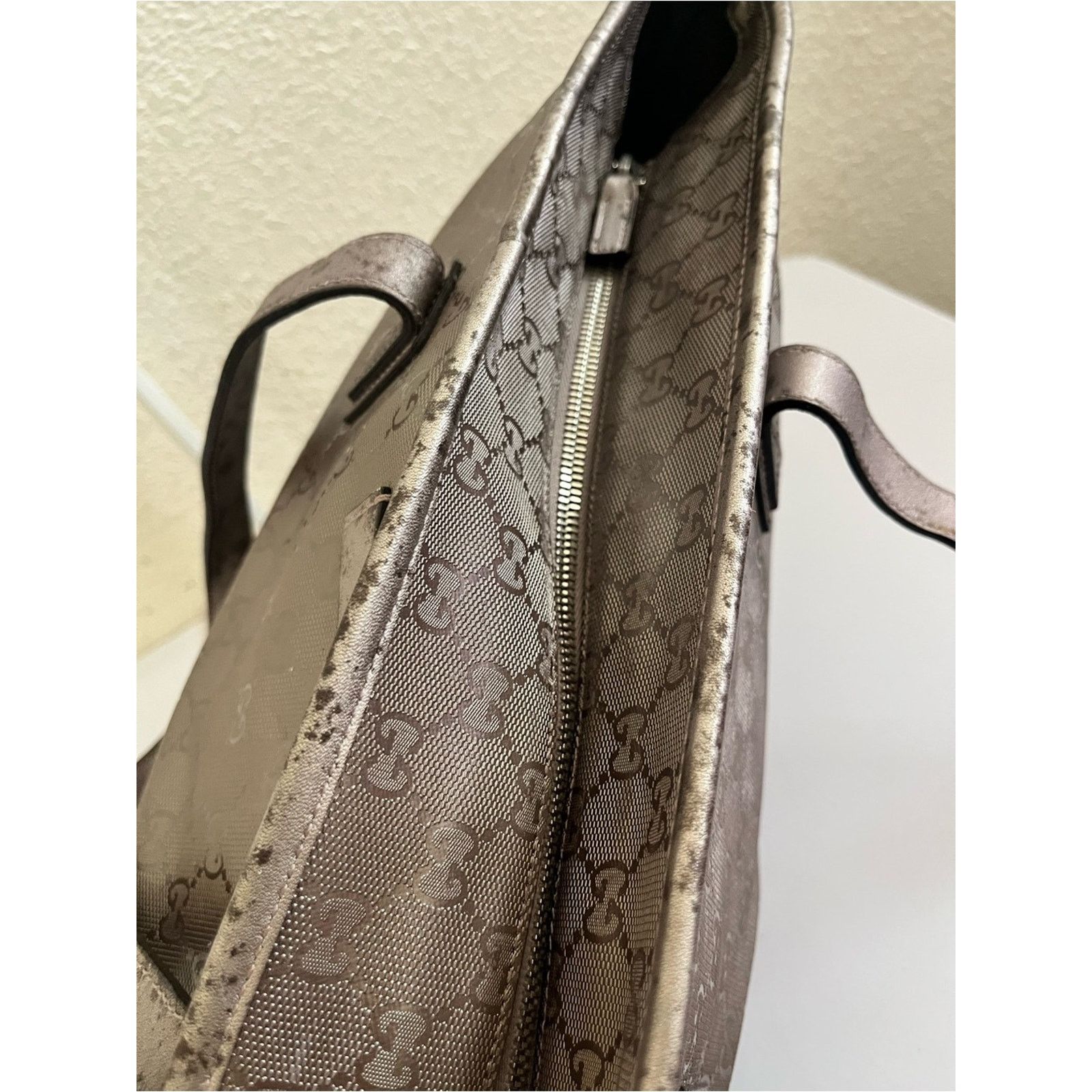 Gucci Gucci large gg bronze tote bag Size ONE SIZE - 9 Thumbnail