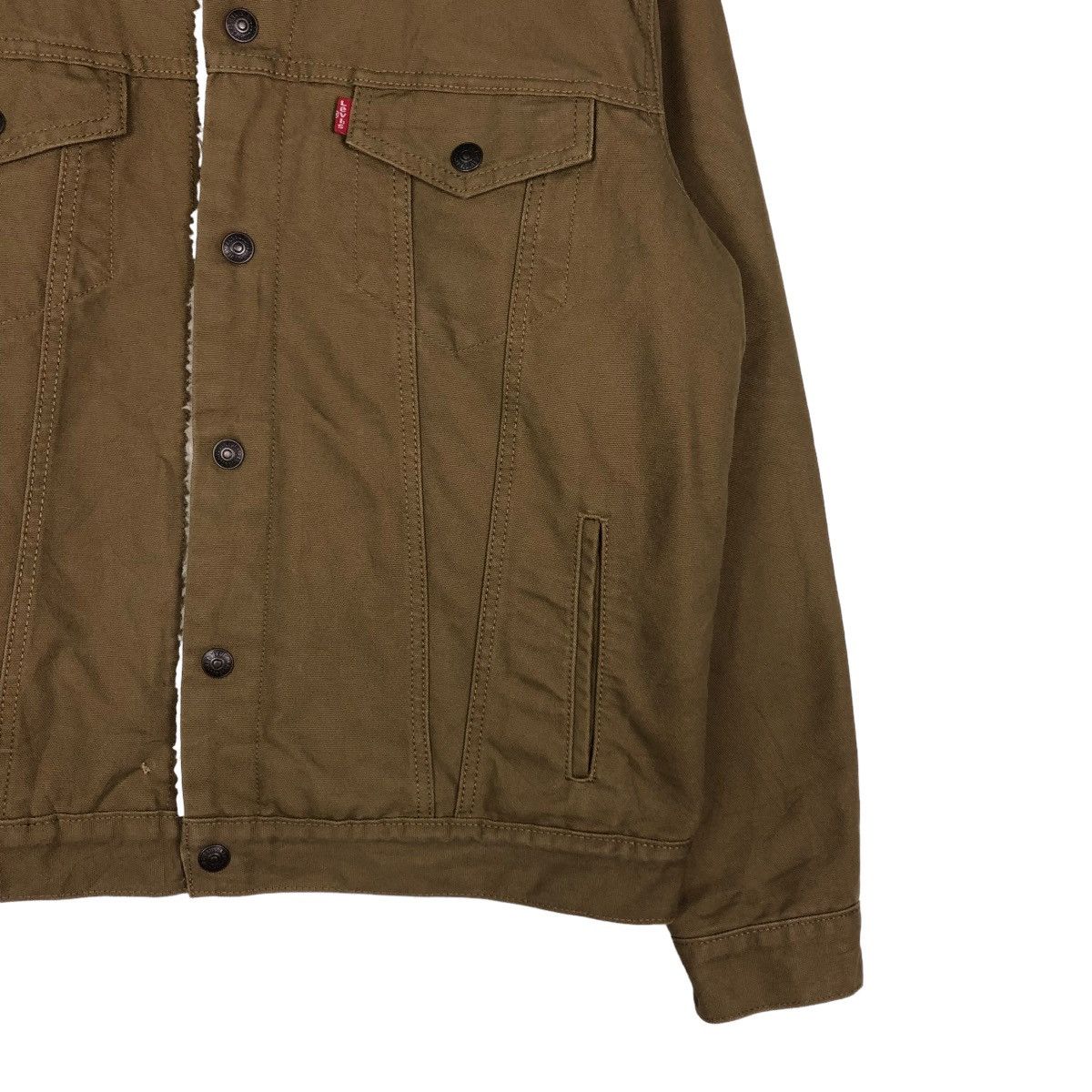 Levi's 🔥VINTAGE BIKER JACKET SHERPA LINING LEVI’S MULTI POCKETS Size US M / EU 48-50 / 2 - 5 Thumbnail