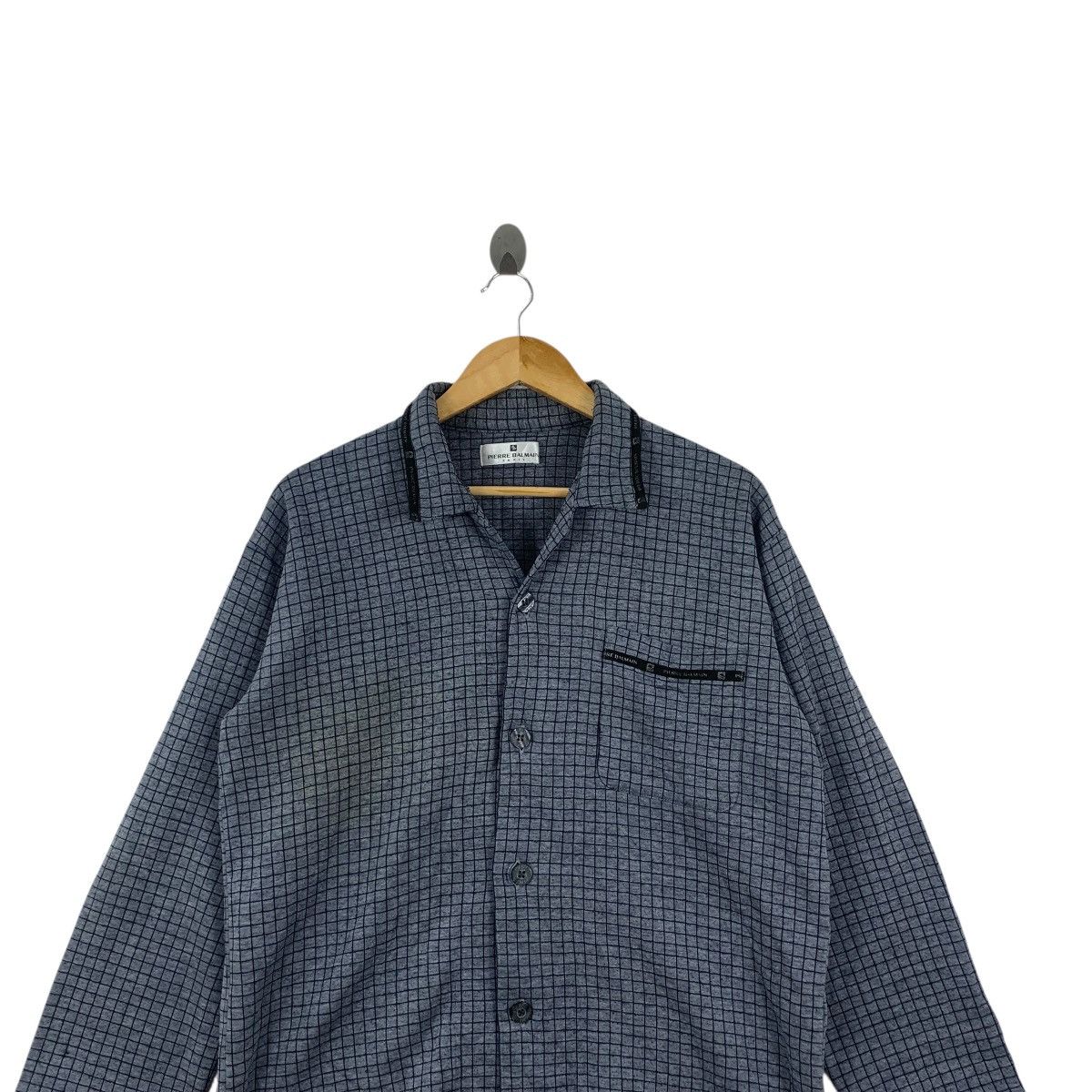 Pierre Balmain Vintage PIERRE BALMAIN PARIS Plaids Checks Stamp Button Size US L / EU 52-54 / 3 - 2 Thumbnail