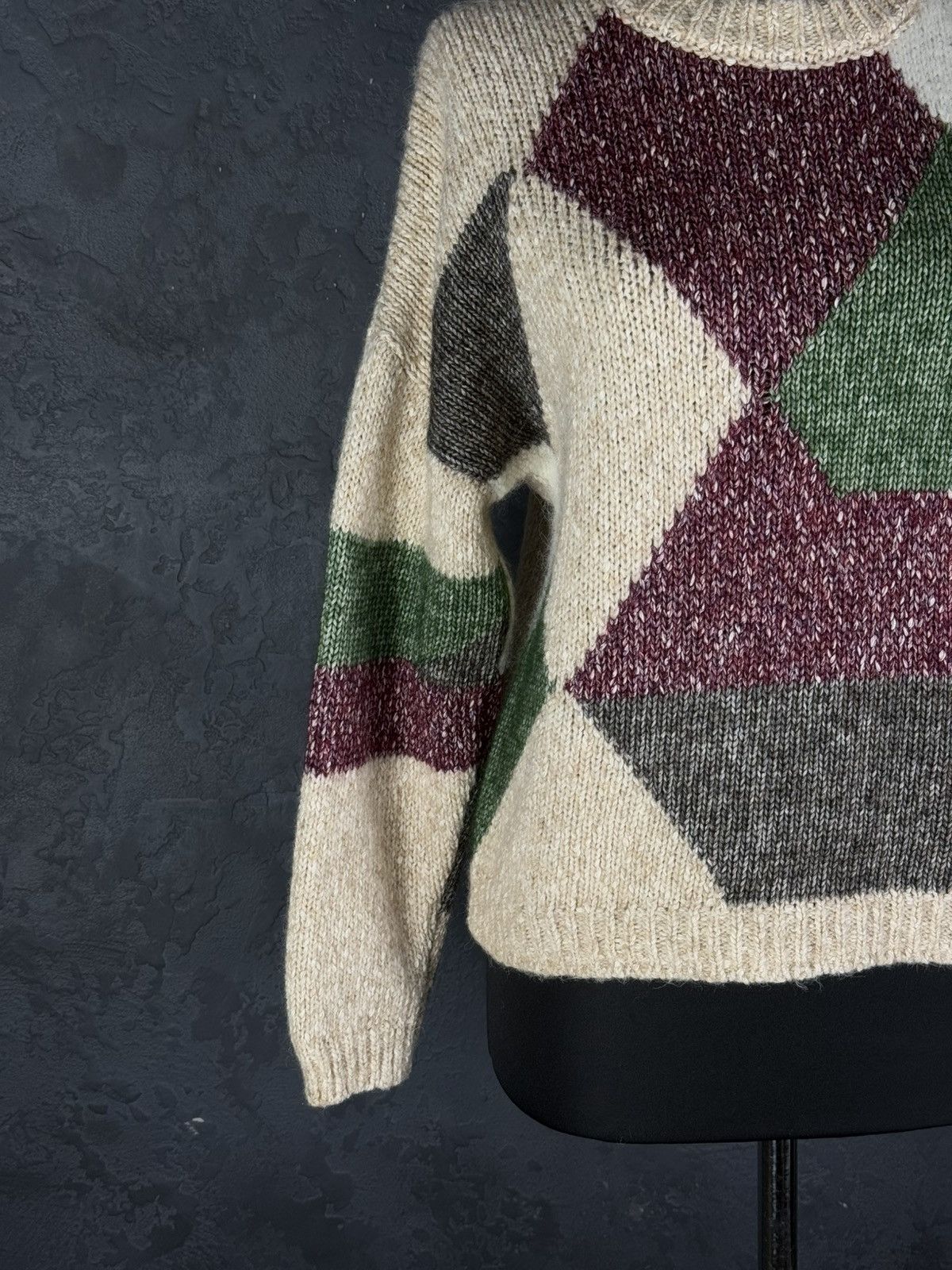 Sezane La Maille Sezane Colorblock Pattern Crew Neck Sweater Size S / US 4 / IT 40 - 3 Thumbnail