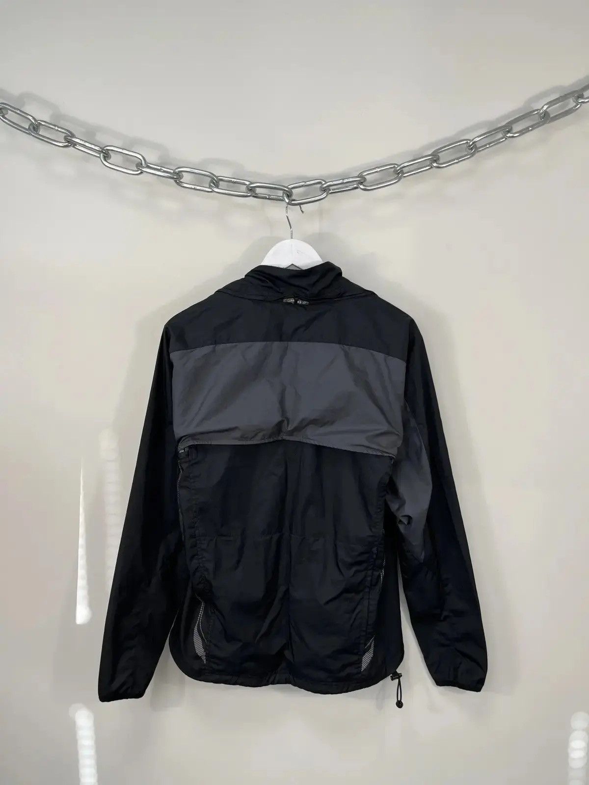 Nike Vintage Nike Y2K Transformer 2 in 1 Drill Black Track Jacket Size US L / EU 52-54 / 3 - 9 Thumbnail