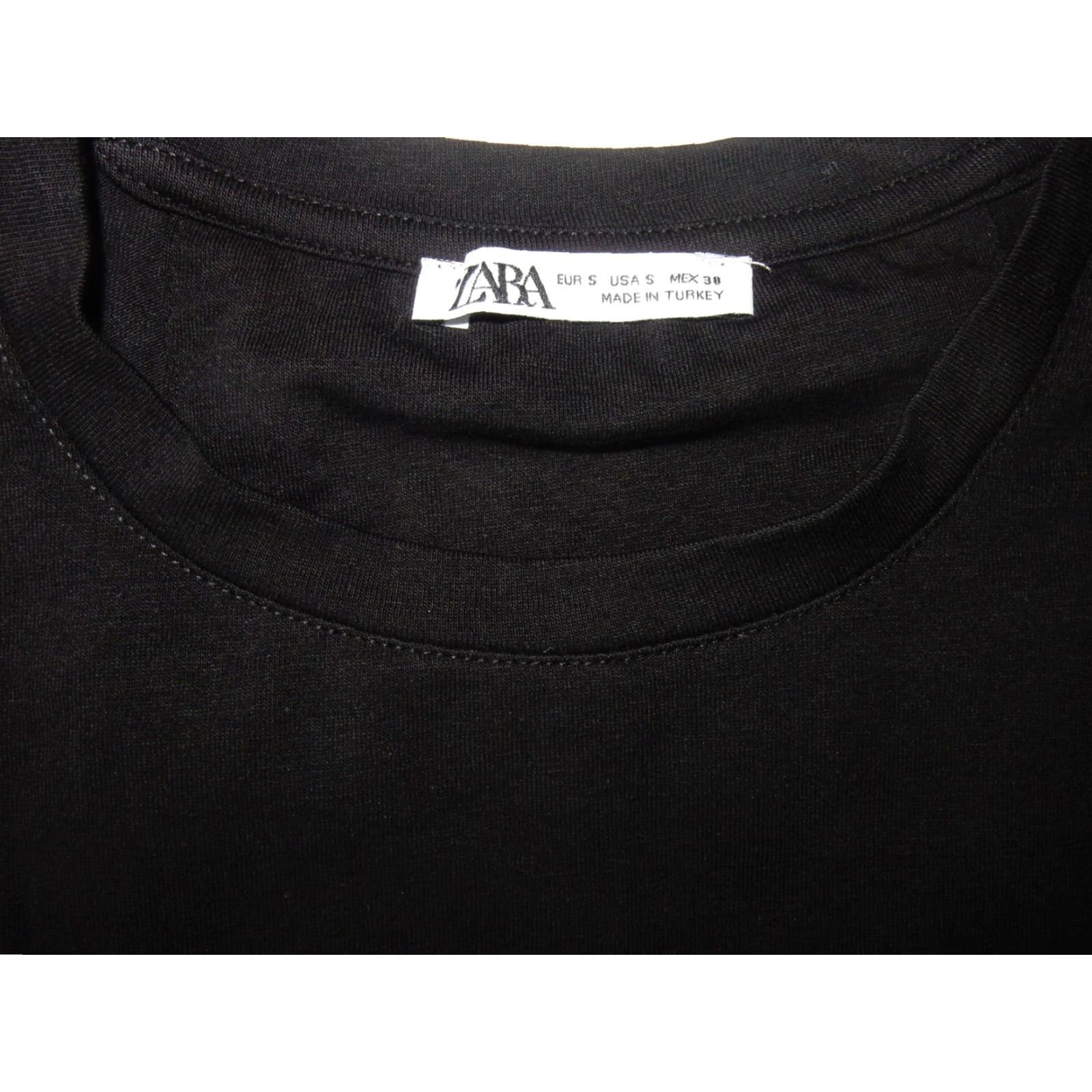 Zara Zara T-Shirt Mens Long Sleeve Size S Black Size US S / EU 44-46 / 1 - 2 Thumbnail