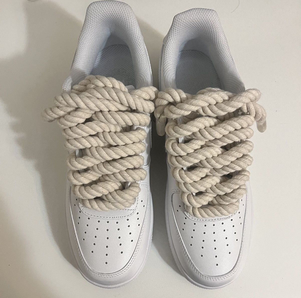 Nike Rope Laced Air Force 1 | Grailed