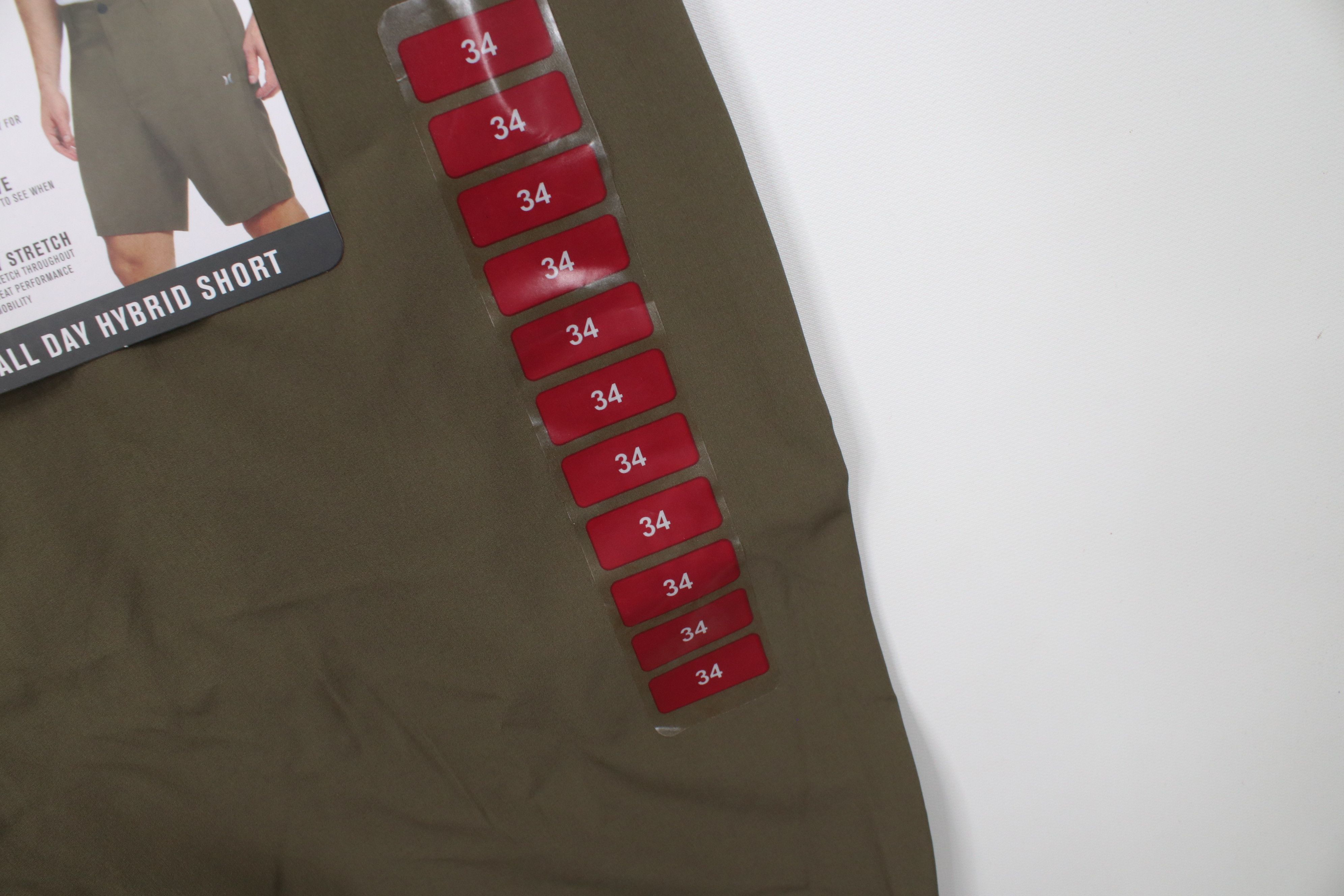 Hurley New Hurley Surfing All Day Hybrid Shorts Olive Green Size US 34 / EU 50 - 16 Thumbnail