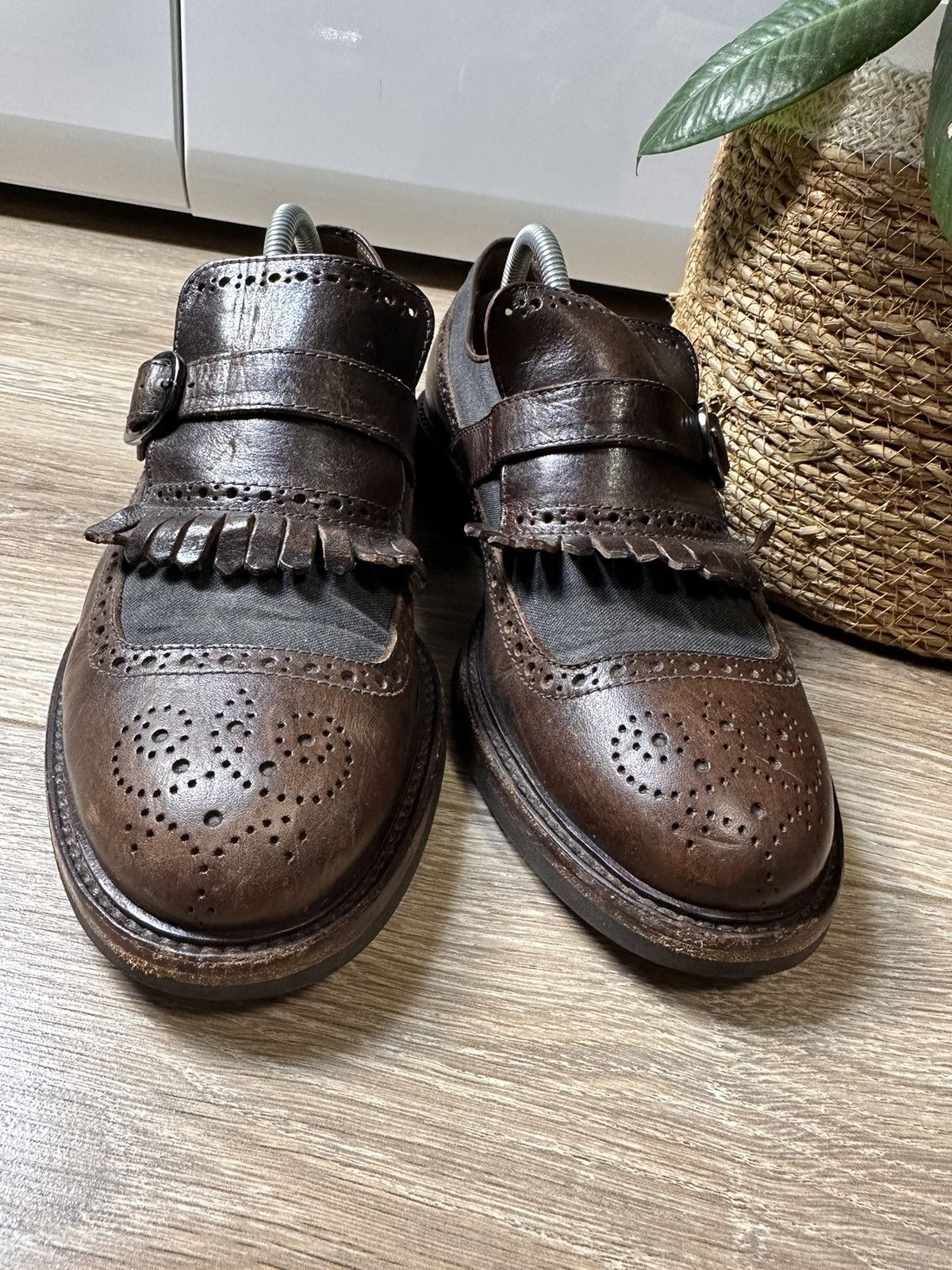 Brunello Cucinelli BRUNELLO CUCINELLI Tassel Monk Strap Brogues Loafers Boots Size US 8 / EU 41 - 2 Thumbnail