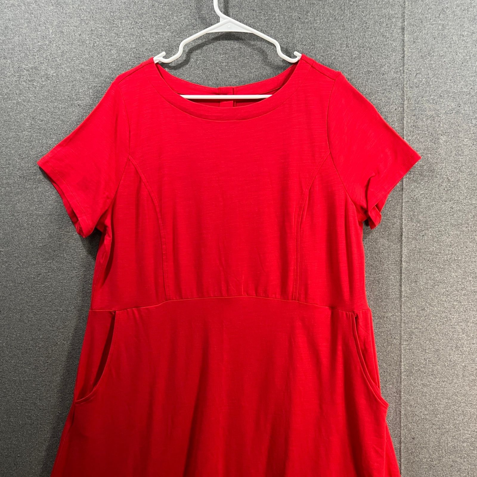 Other Joan Rivers Regular Cotton Blend Knit Midi Dress Size L / US 10 / IT 46 - 4 Thumbnail