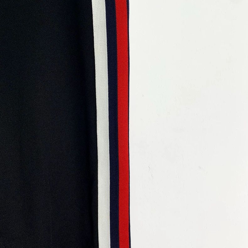 Gucci Gucci Size XS Black side striped casual trousers 2506-Next Size US 27 - 4 Thumbnail