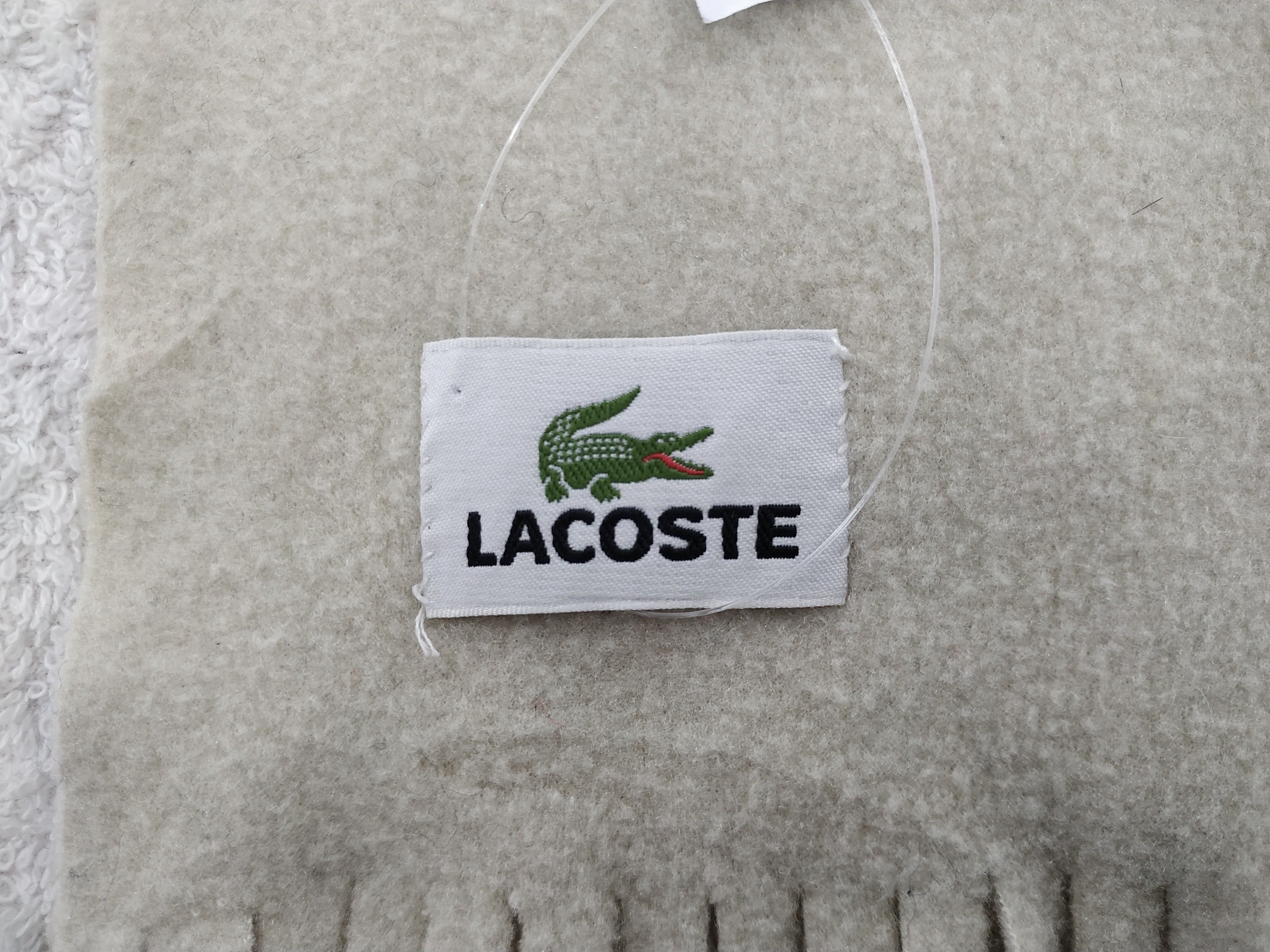 Lacoste Vintage Lacoste Scarf/Muffler/Neckwear MF195 Size ONE SIZE - 5 Thumbnail