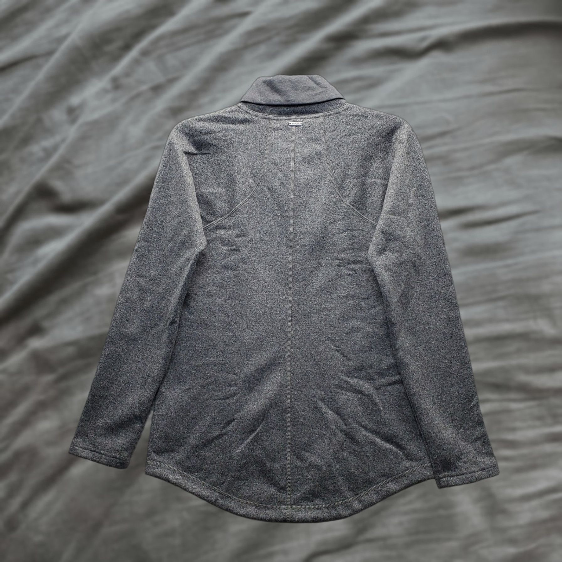Prana prAna Ziller Tunic Sweater Womens XS Heather Gray Shawl Neck Fleece Lined Knit Pocketed Regular Size XS Womens Color Gray 1963491 Size XS / US 0-2 / IT 36-38 - 1 Thumbnail