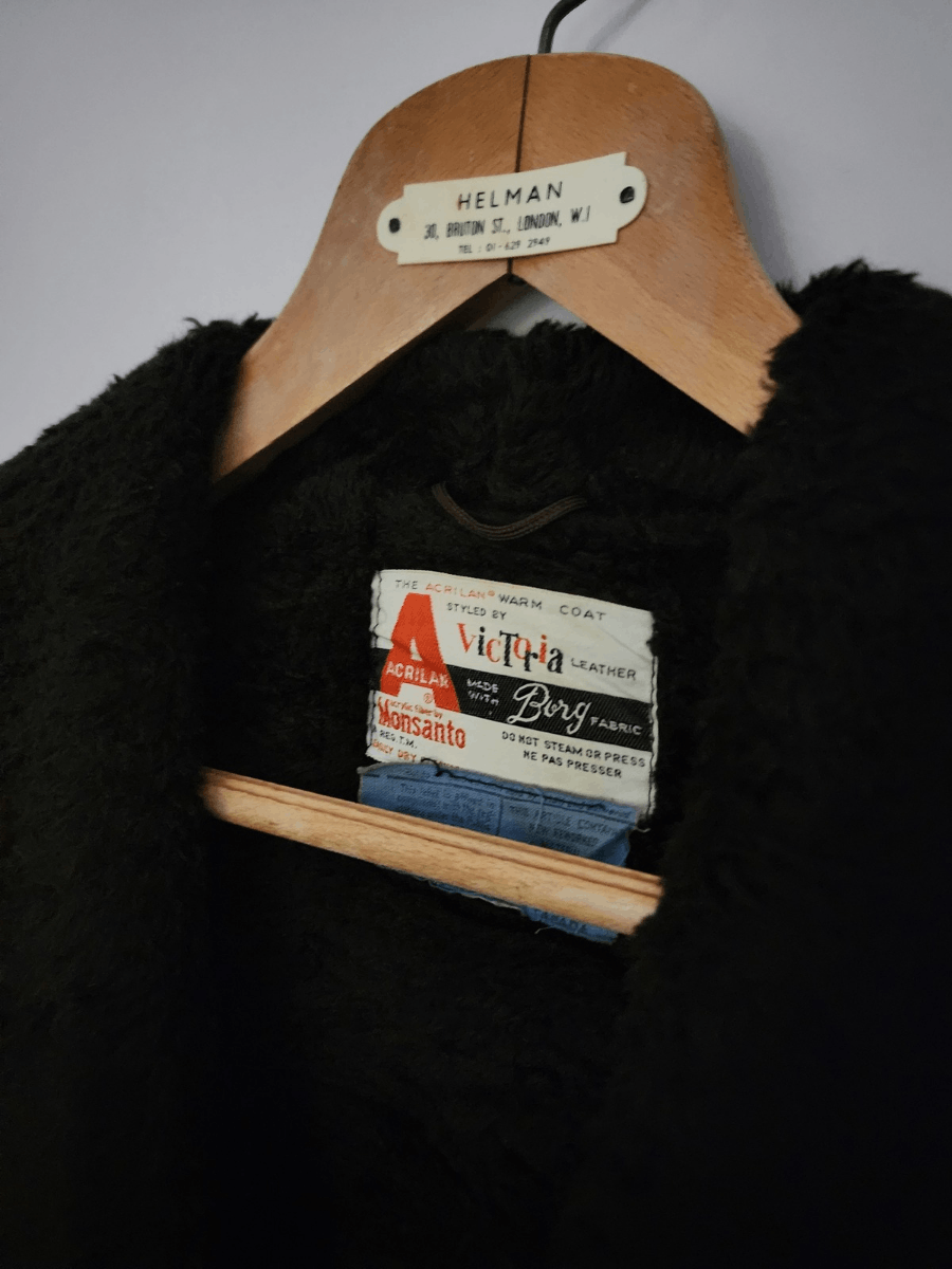 Vintage 50s-60s Victoria Leather Jacket Co. Seville Suede Warm Coat Size US M / EU 48-50 / 2 - 10 Thumbnail