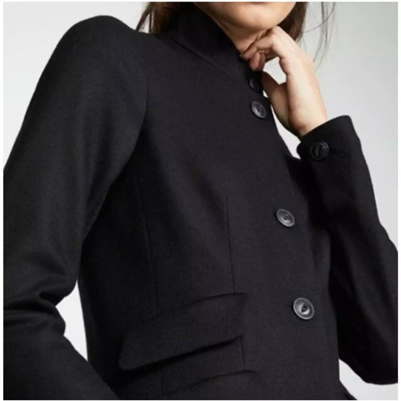 Rag & Bone Rag & Bone Slade Blazer in Black Size 6 Button Front Jacket Size M / US 6-8 / IT 42-44 - 6 Thumbnail