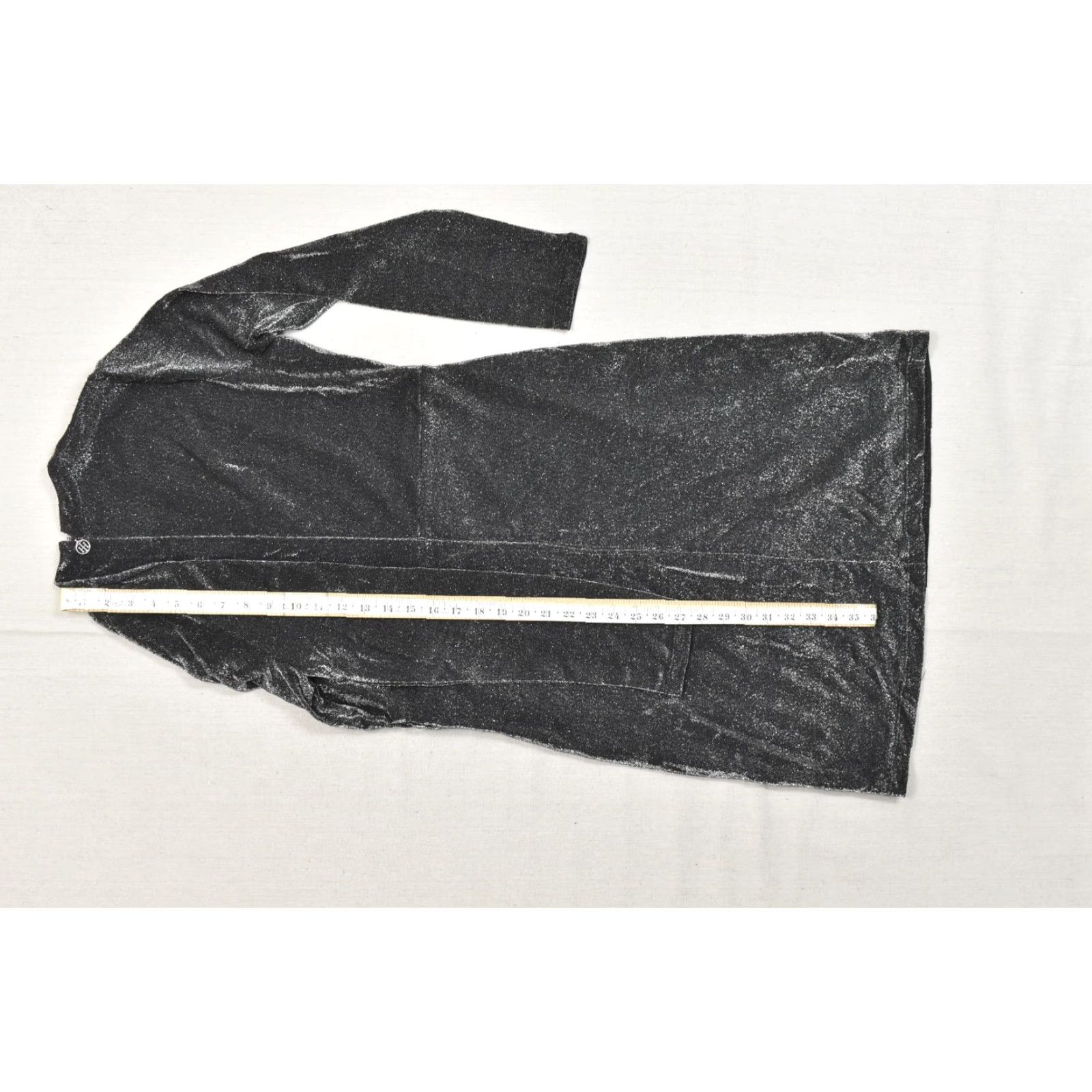 Tommy Hilfiger Tommy Hilfiger Women Dress Wrap Dress Long Sleeve Plus Size 12 Black Knee Length Nylon Polyester Size XL / US 12-14 / IT 48-50 - 3 Thumbnail