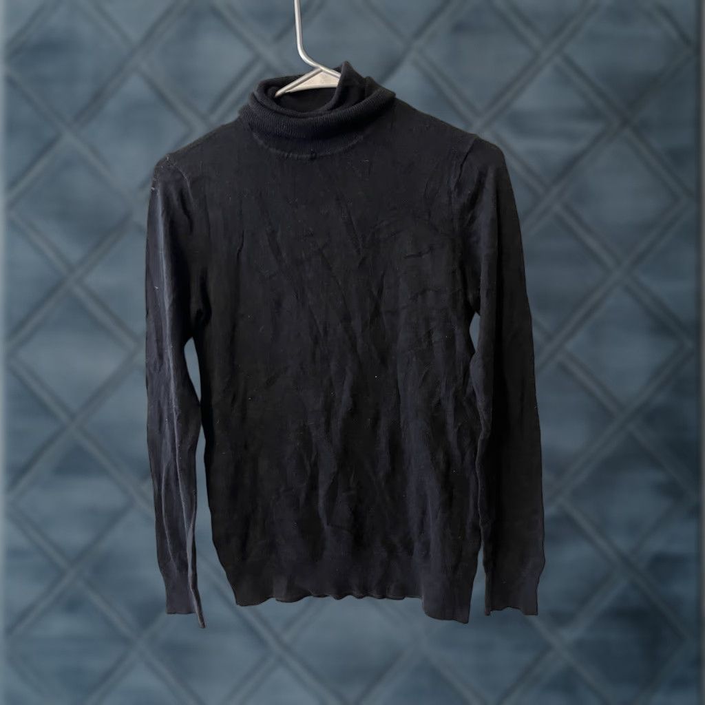 Gap Gap Women's T-Shirt Long Sleeve Turtleneck The Modern Tee XS Black Size XS / US 0-2 / IT 36-38 - 1 Thumbnail