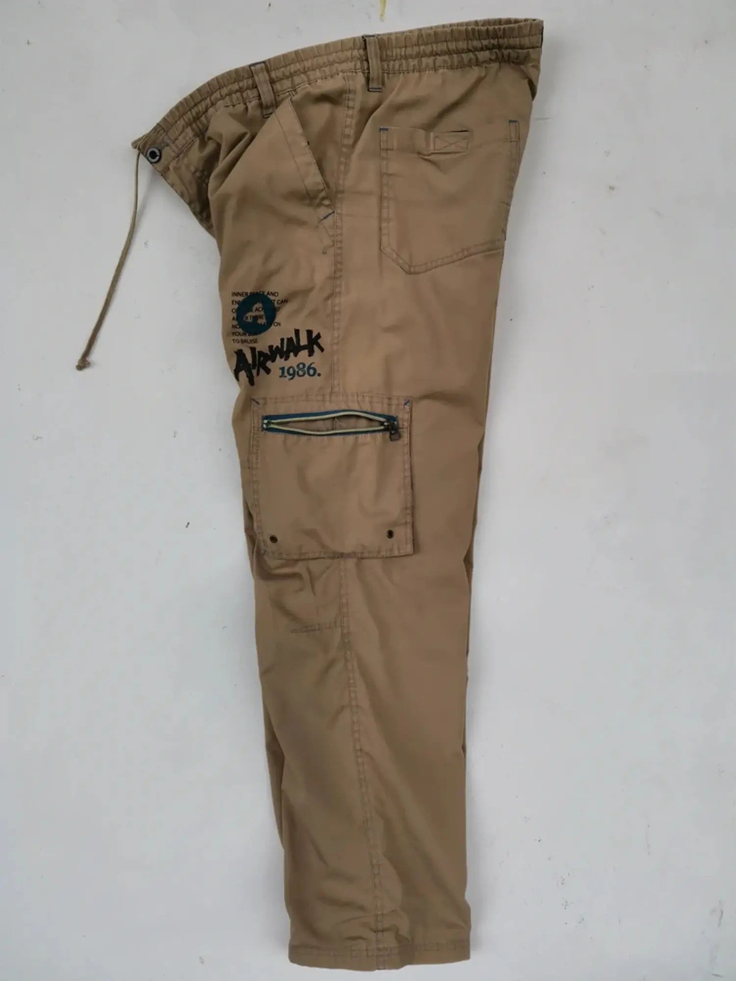 Airwalk Rare!!! Airwalk 1986 Tactical Cargo Multipocket Pants Size US 36 / EU 52 - 7 Thumbnail
