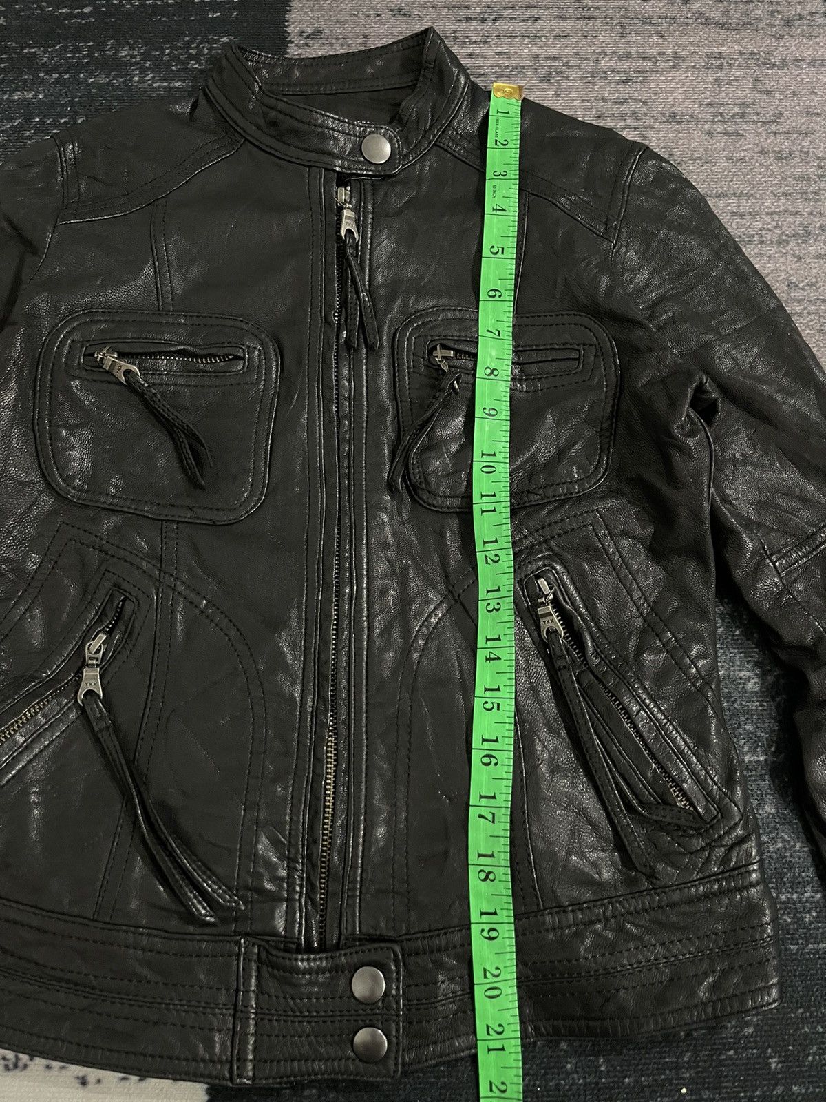 ABAHOUSE Vintage Abahouse Devinette Luxe Leather Jacket Size XS / US 0-2 / IT 36-38 - 15 Thumbnail
