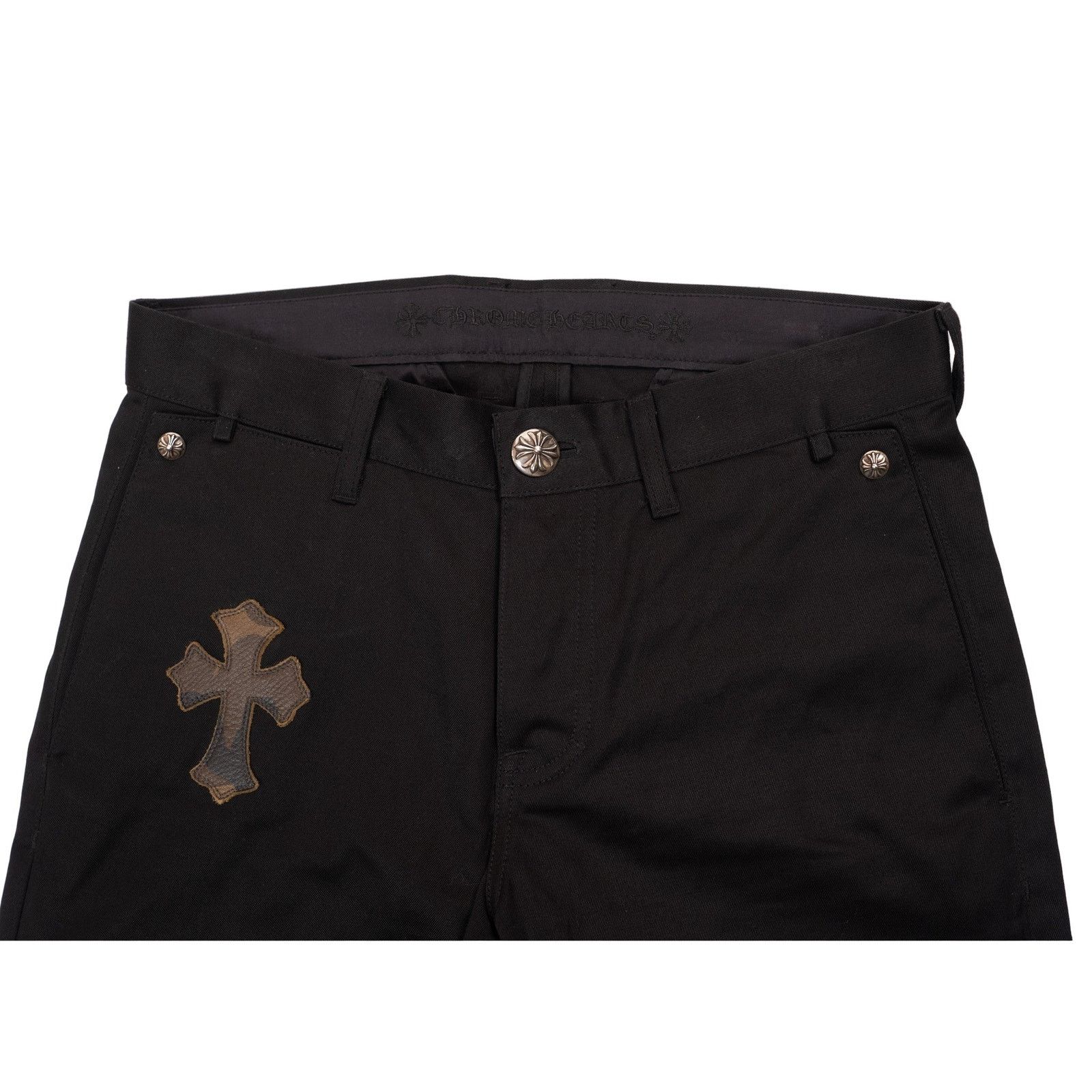 Chrome Hearts Camouflage Cross Black Chinos Jeans Size US 31 - 3 Thumbnail