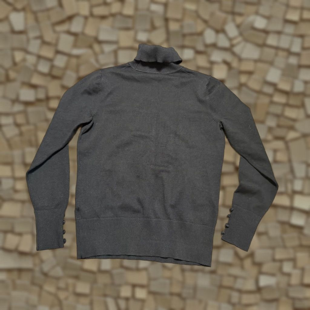 Vintage VINTAGE Cupio Sweater Shirt Womens M Black Turtleneck Long Sleeve Pullover Size M / US 6-8 / IT 42-44 - 1 Thumbnail