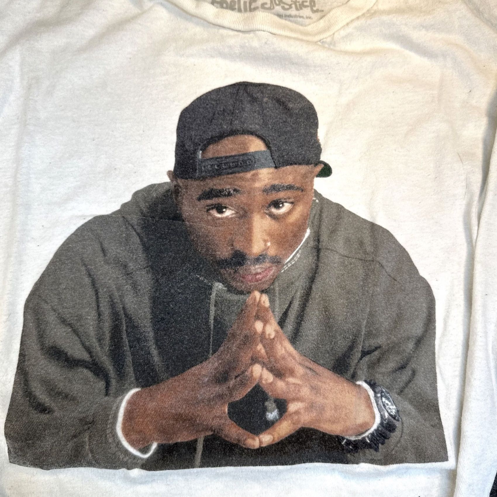 Vintage 2pac Poetic Justice Long Sleeve T-Shirt Medium White M & M Men Size US M / EU 48-50 / 2 - 2 Thumbnail