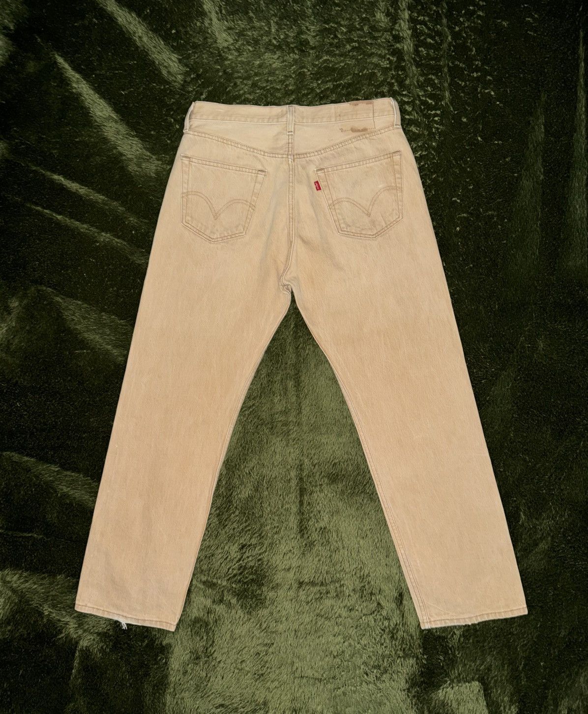 Levi's [W34/L32] Levi’s 501 USA Vintage Wash Beige Denim Pants Size US 34 / EU 50 - 8 Thumbnail