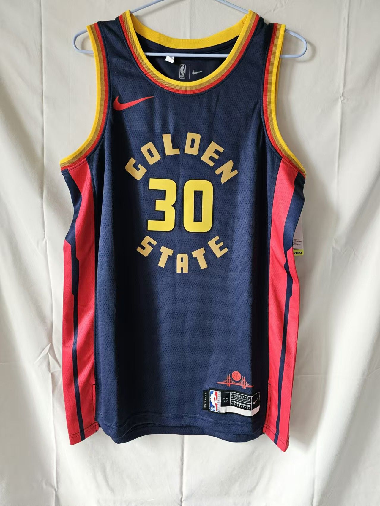 NBA Golden State Warriors #30 Stephen Curry Jersey Size US XXL / EU 58 / 5 - 2 Thumbnail