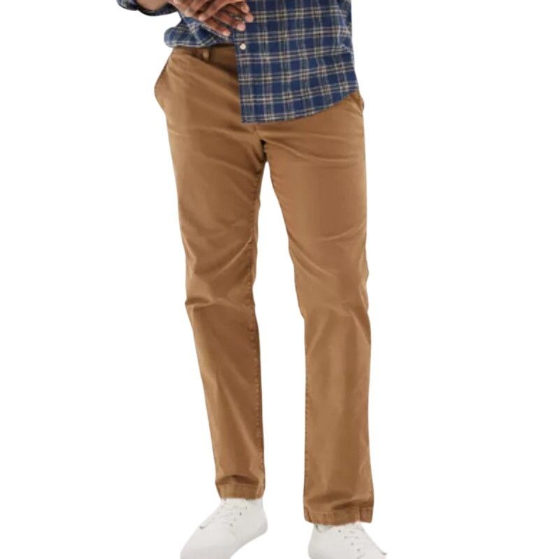 American Eagle Outfitters NWT New American Eagle Mens 32/32 Straight Khaki Pants Size US 32 / EU 48 - 4 Thumbnail