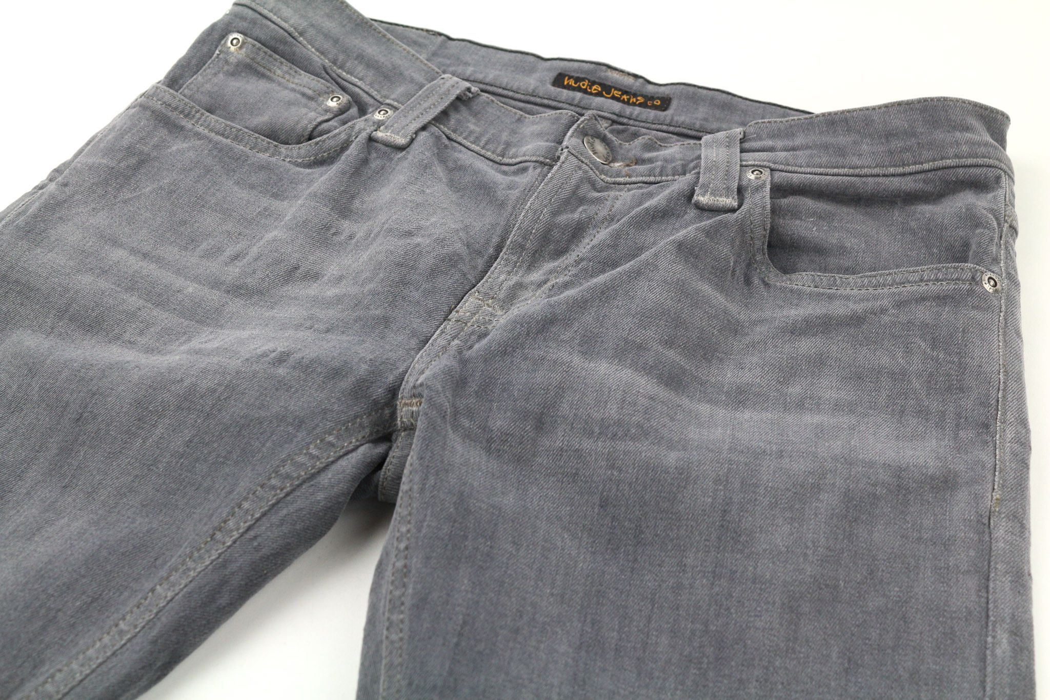 Nudie Jeans TIGHT LONG JOHN W30/L34 Organic Charcoal Jeans 80704 Size US 30 / EU 46 - 8 Thumbnail