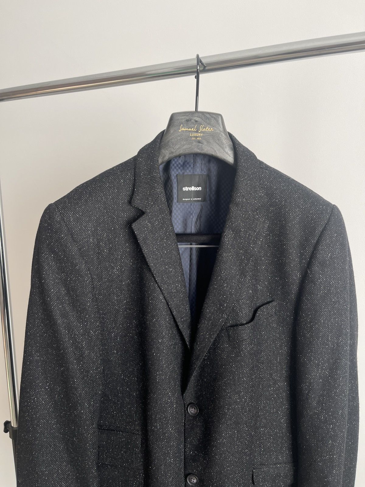 Strellson Strellson sport coat wool silk classic jacket blazer 40R Size 40R - 2 Thumbnail