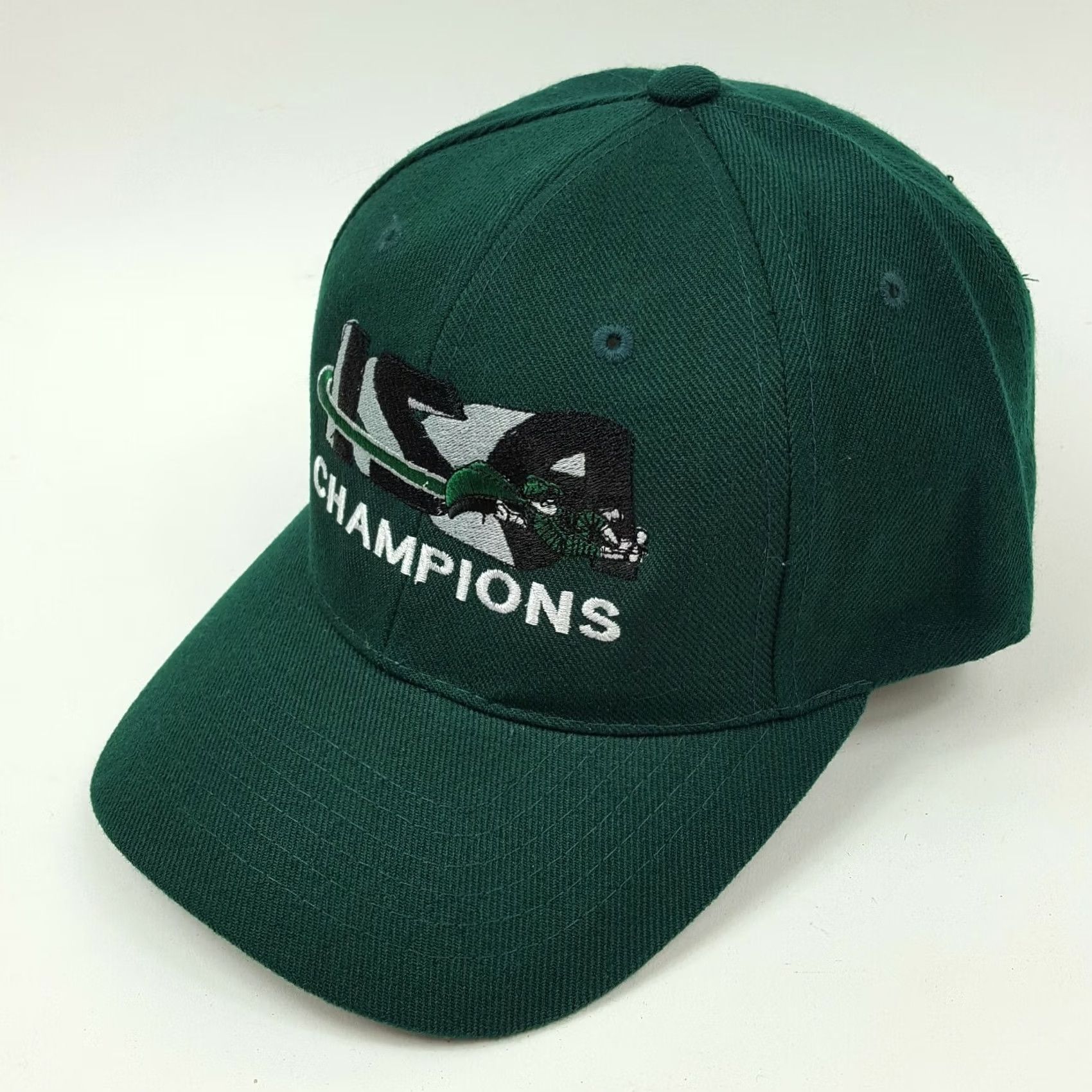 Champion VINTAGE ISA Champions Softball Snapback Hat Sports Association Baseball Cap Y2K Size ONE SIZE - 3 Thumbnail